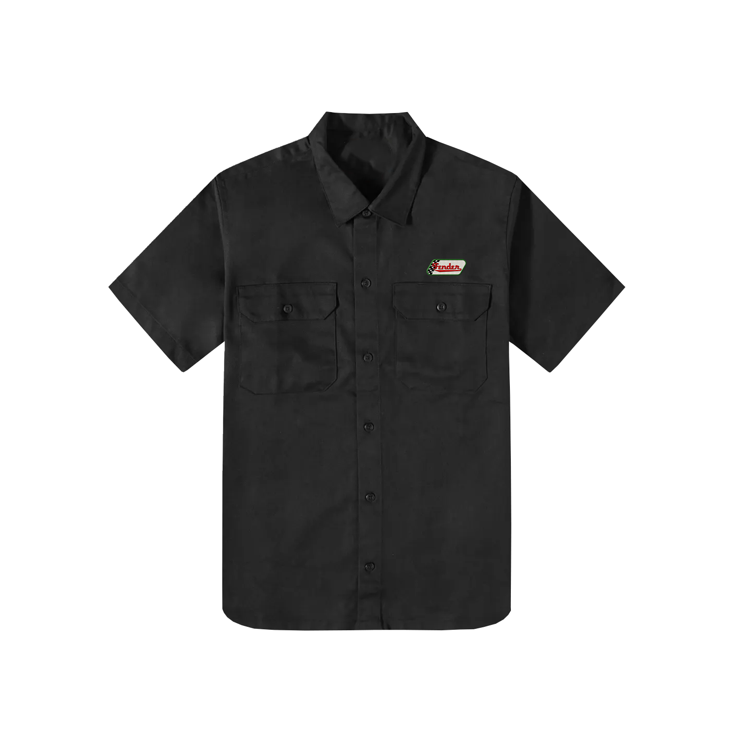 Sam Fender - Black Shirt with Sam Fender Badge.