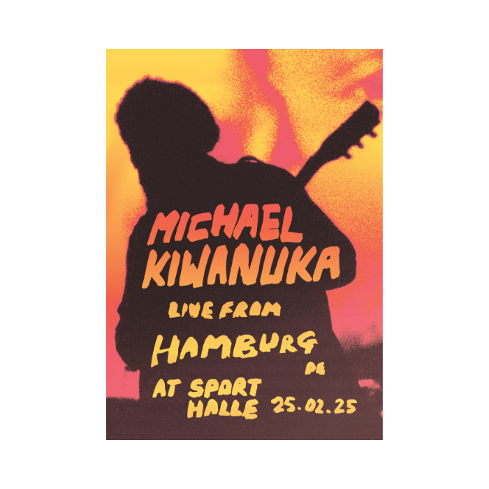 Michael Kiwanuka - Hamburg Signed Poster