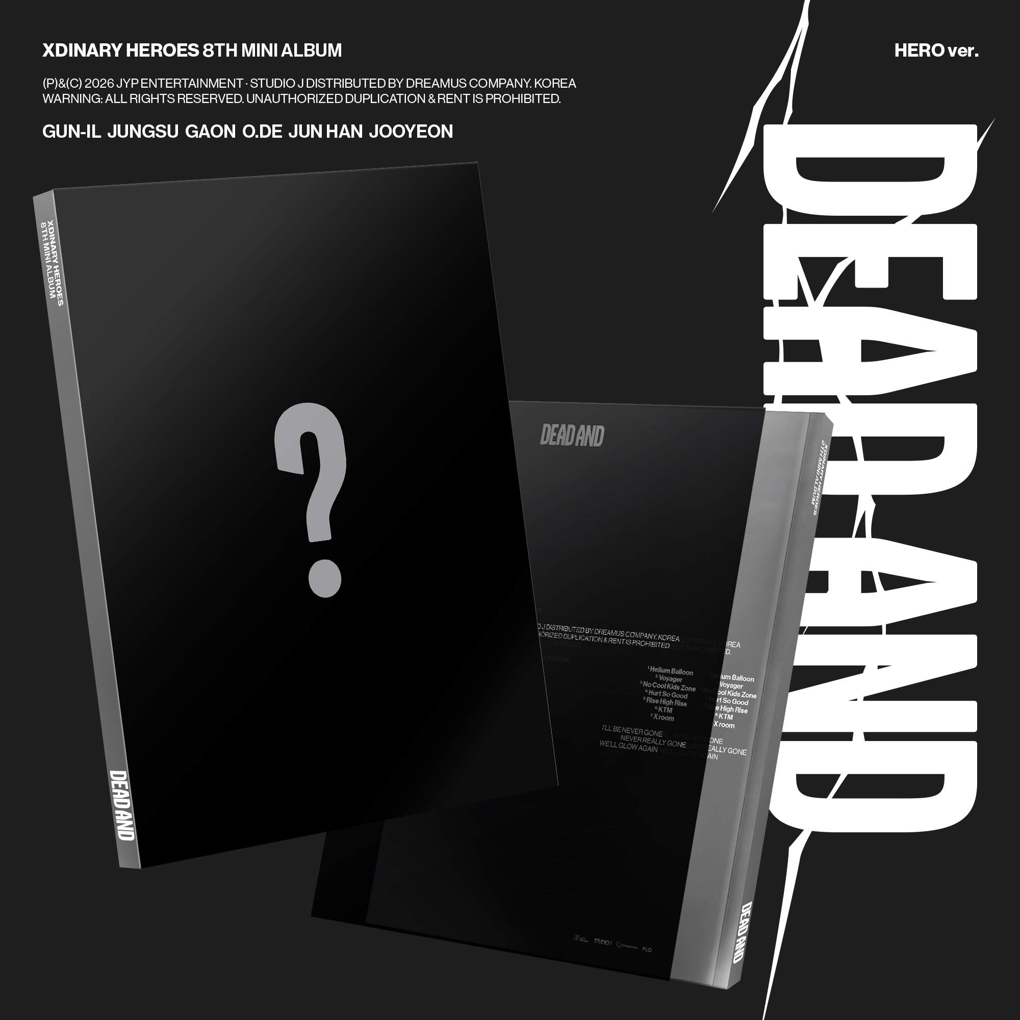 XdinaryHeroes DEADAND CD2種セット　オドゥ　Ode DEAD AND: CD - HERO ver. - Polydor Store UK
