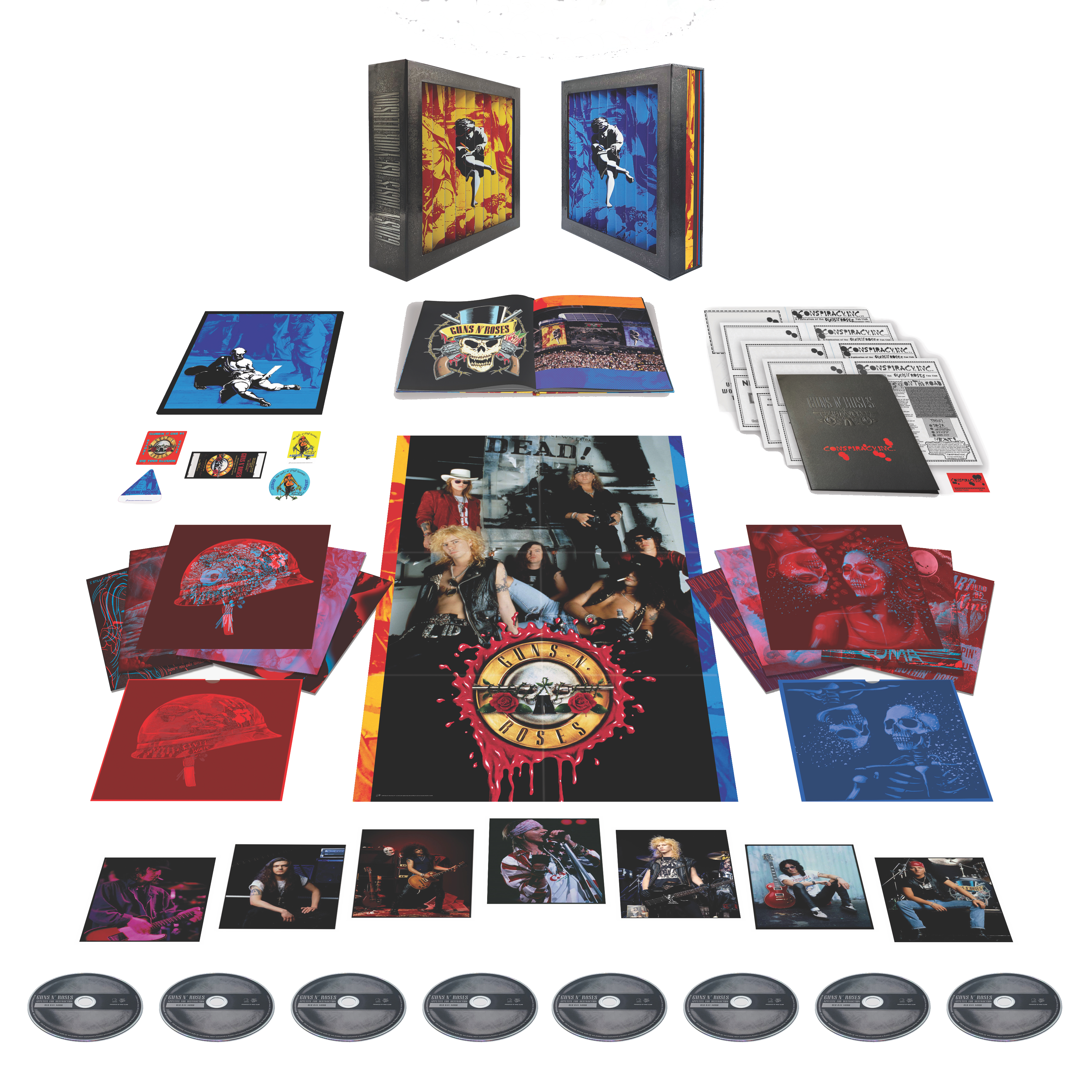 GUNS N’ ROSES USE YOUR ILLUSION Promo CD Guns N' Roses Use Your Illusion I & II Limited 2000