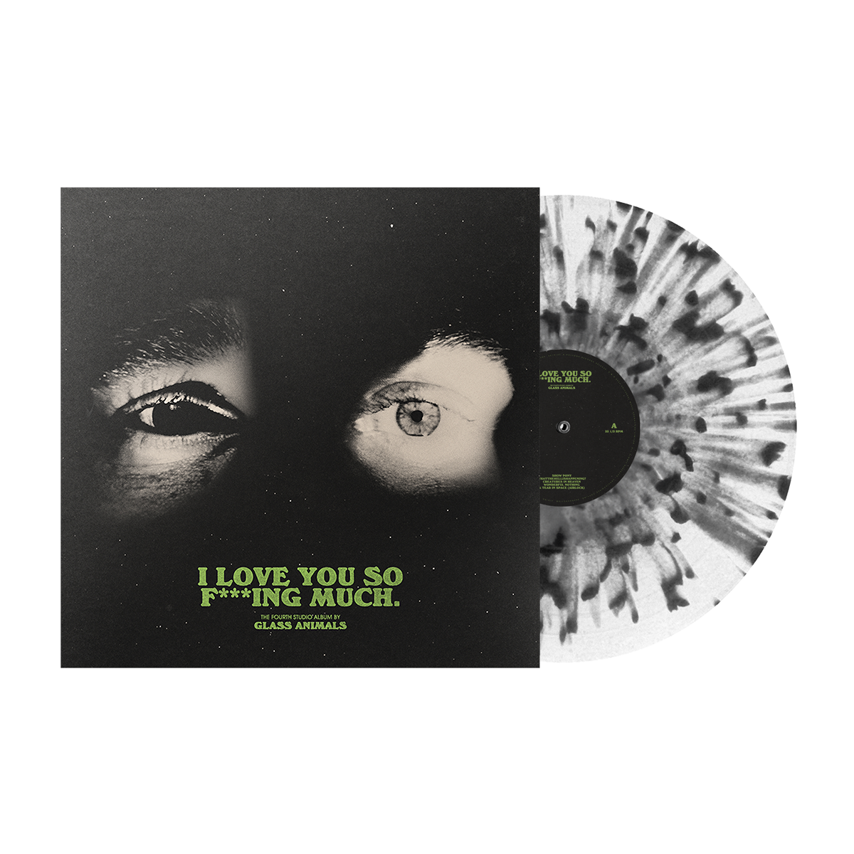 Glass Animals - ILYSFM: Limited Edition Black and Clear Splatter 