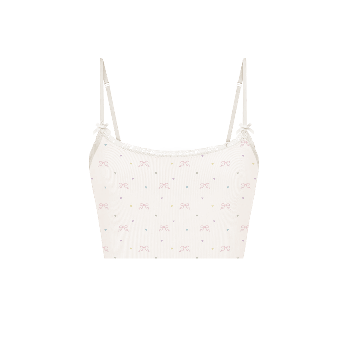 Lana Del Rey - Crop Cami Tank Top in Flower Print