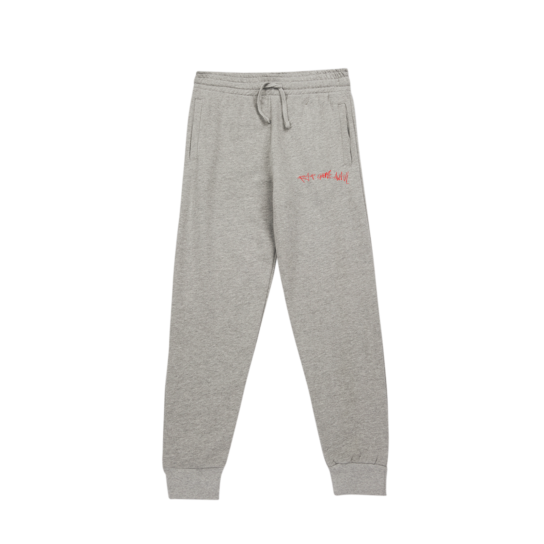Clavish - Rap Game Awful: Joggers (Grey/Red)