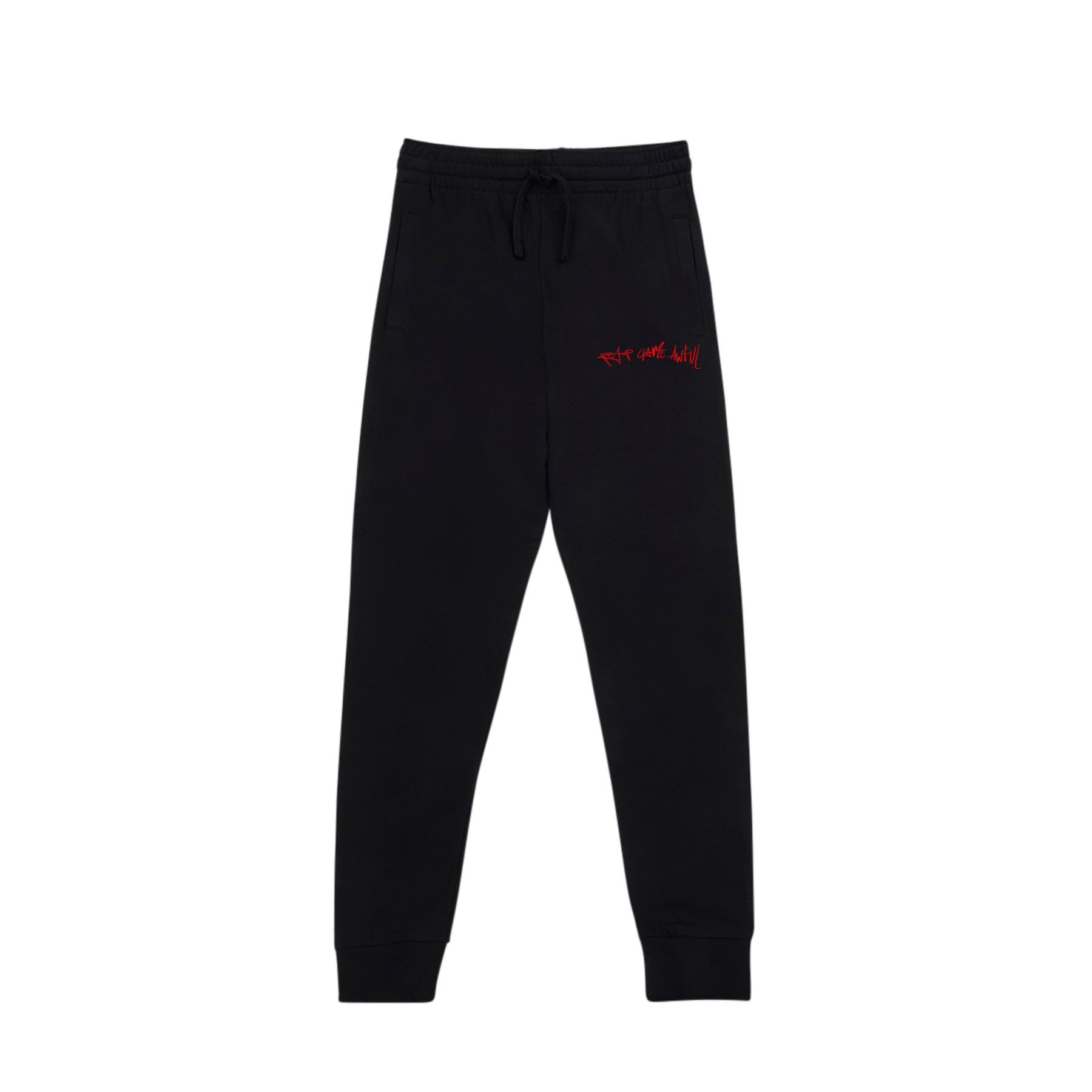 Clavish - Rap Game Awful: Joggers (Black/Red)