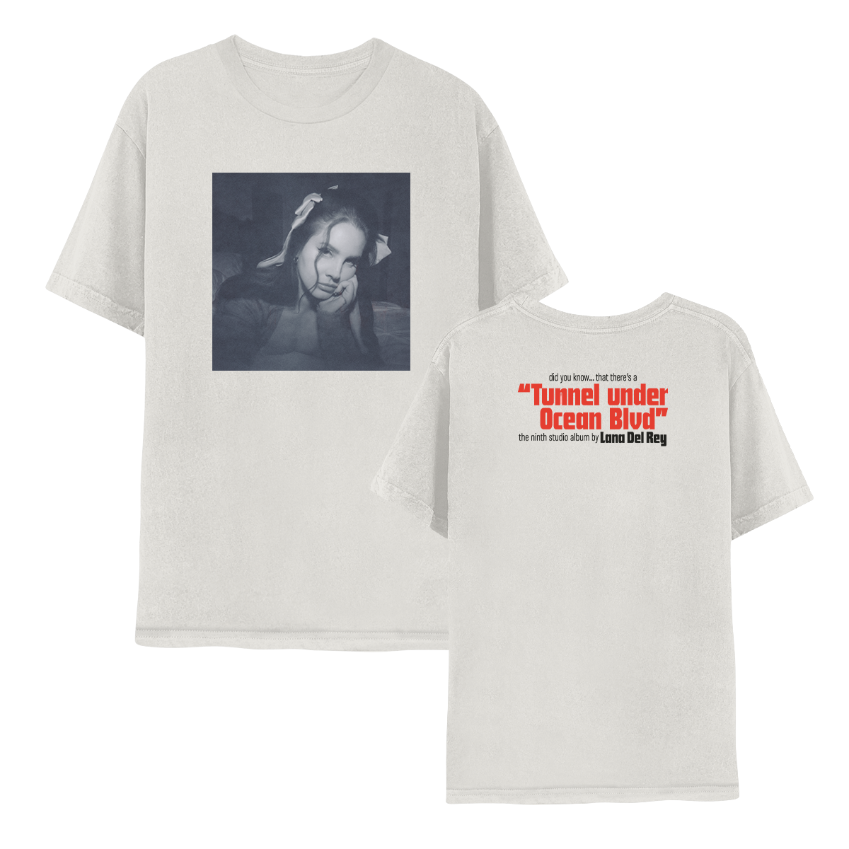 Lana Del Rey - Under Ocean Blvd T-Shirt in Natural