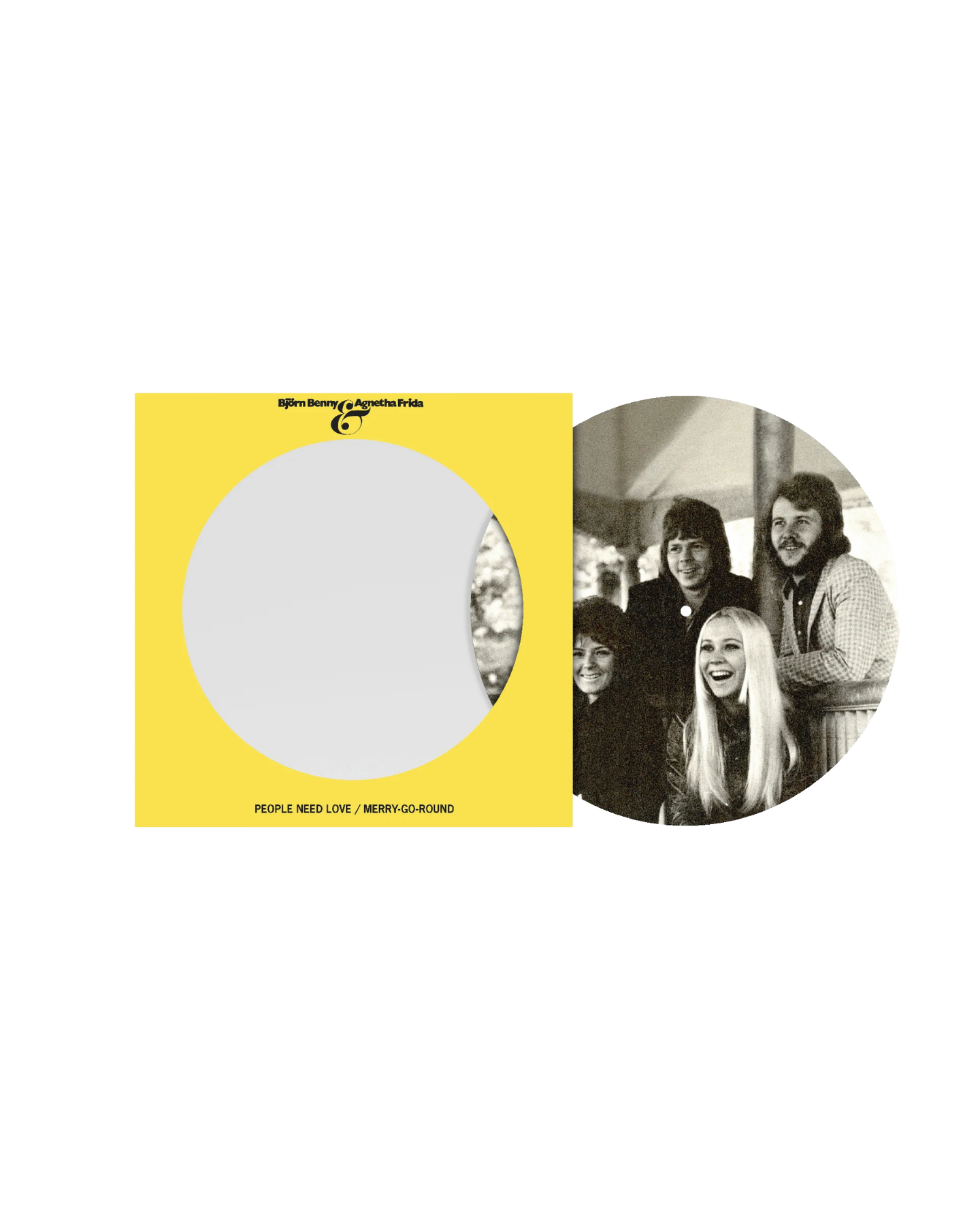 ABBA - People Need Love / Merry-Go-Round: Picture Disc Vinyl 7" Single