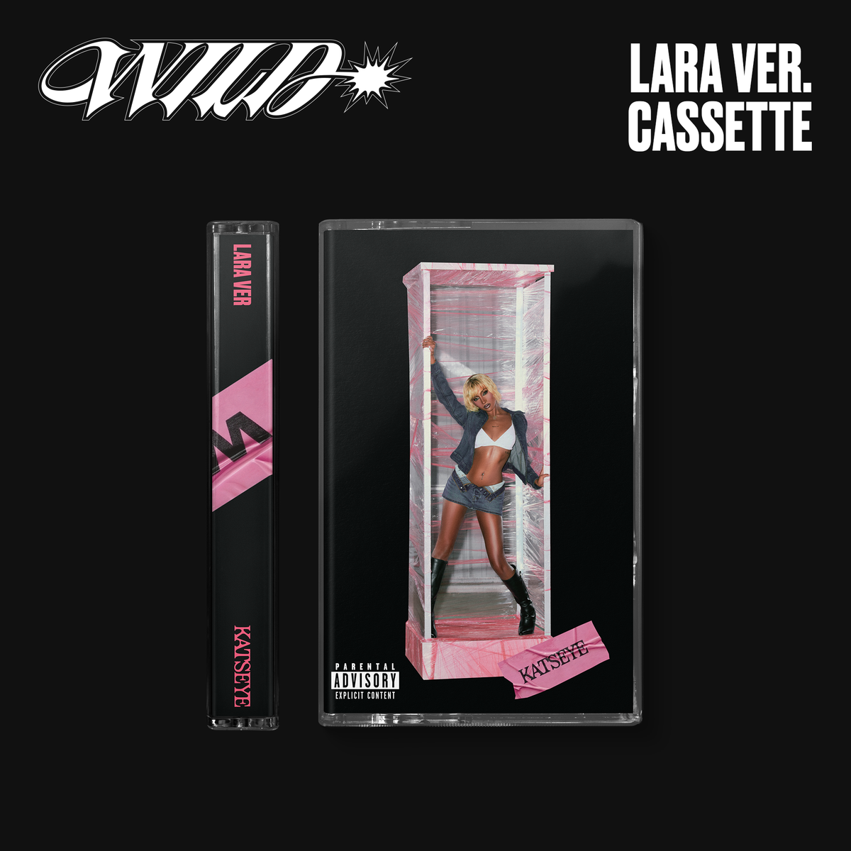 WILD (Lara ver. UK Exclusive Cassette) + Signed Art Card