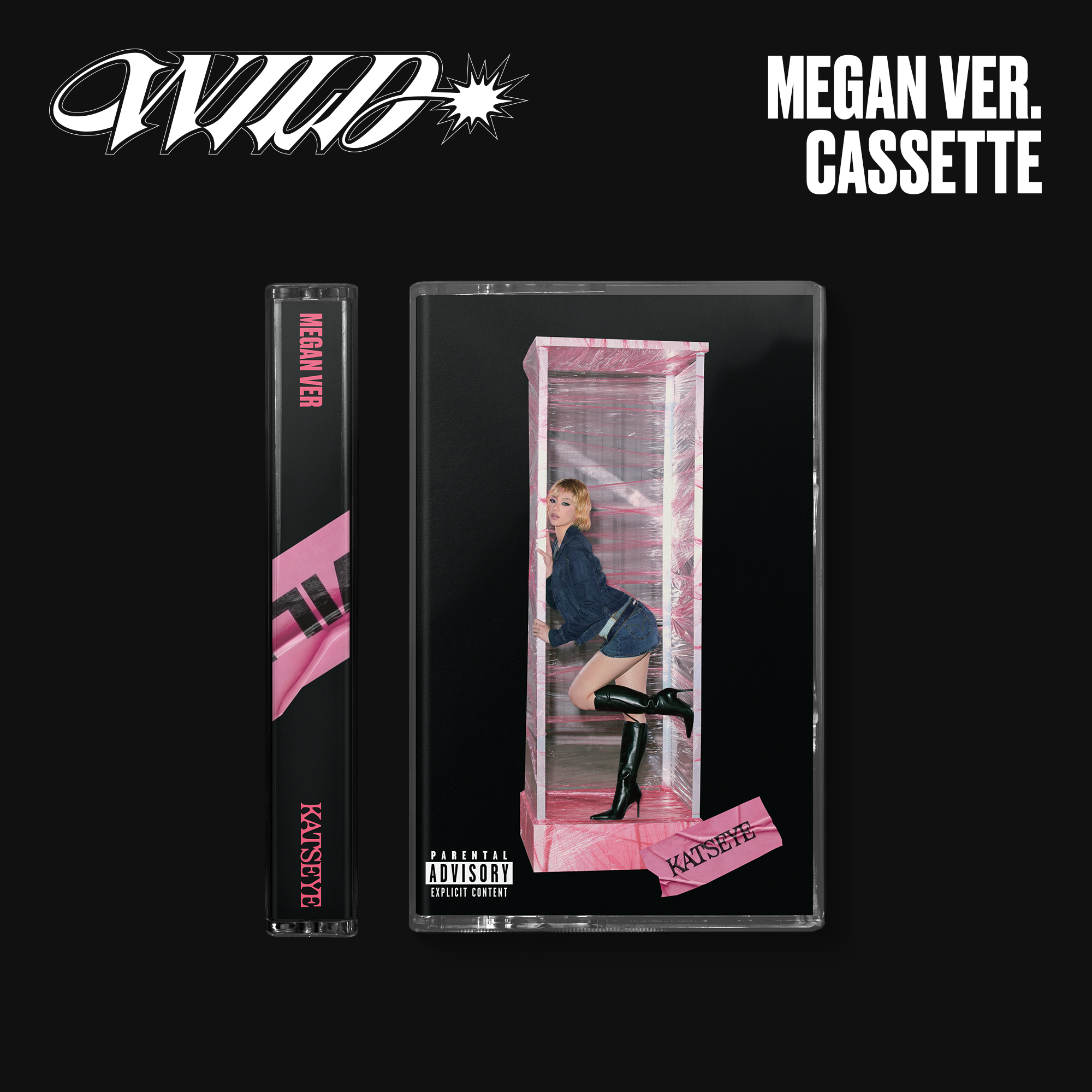 KATSEYE - WILD (Megan ver. UK Exclusive Cassette)