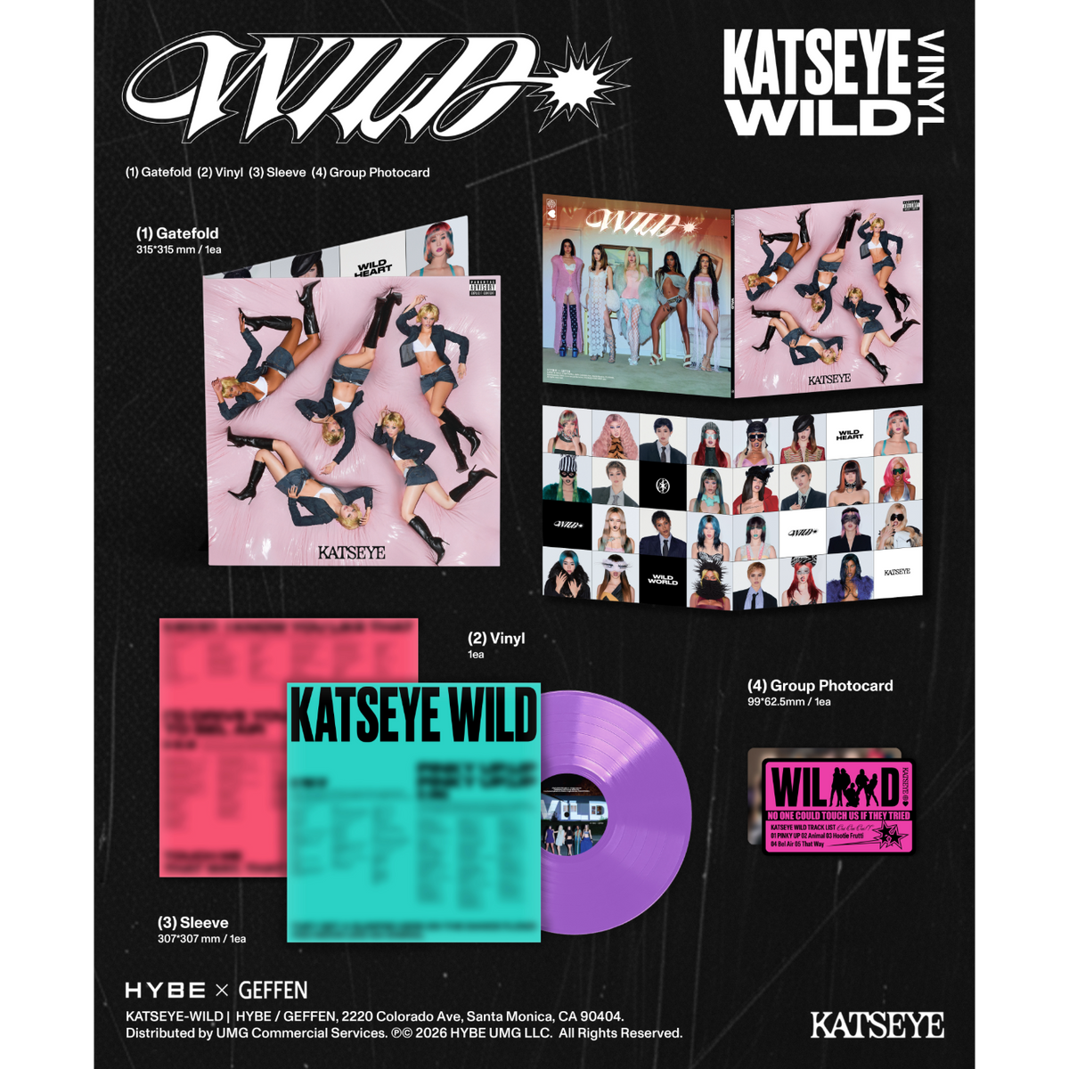 WILD - Official Store Exclusive Vinyl + Signed Art Card