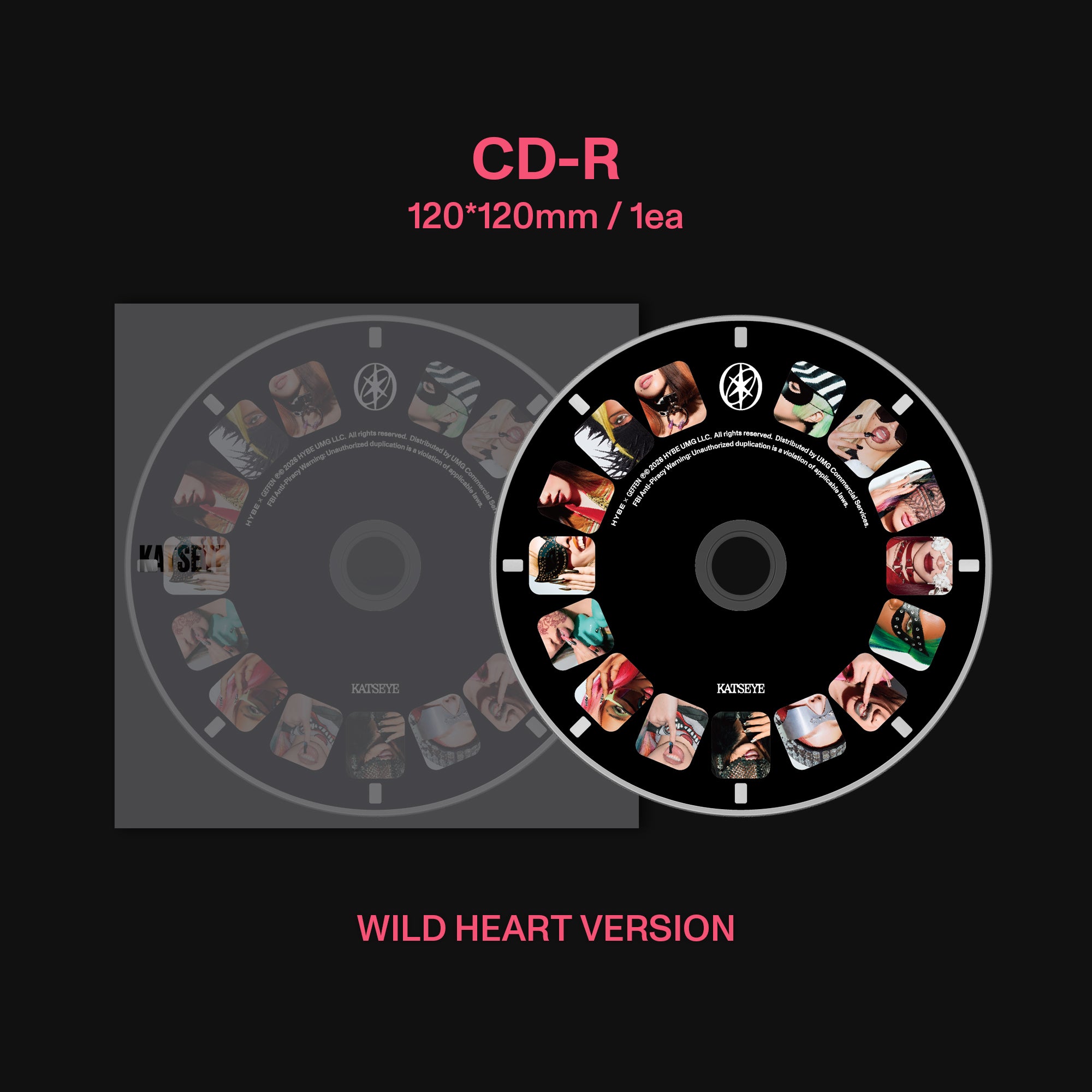 KATSEYE - WILD - Wild heart ver. CD