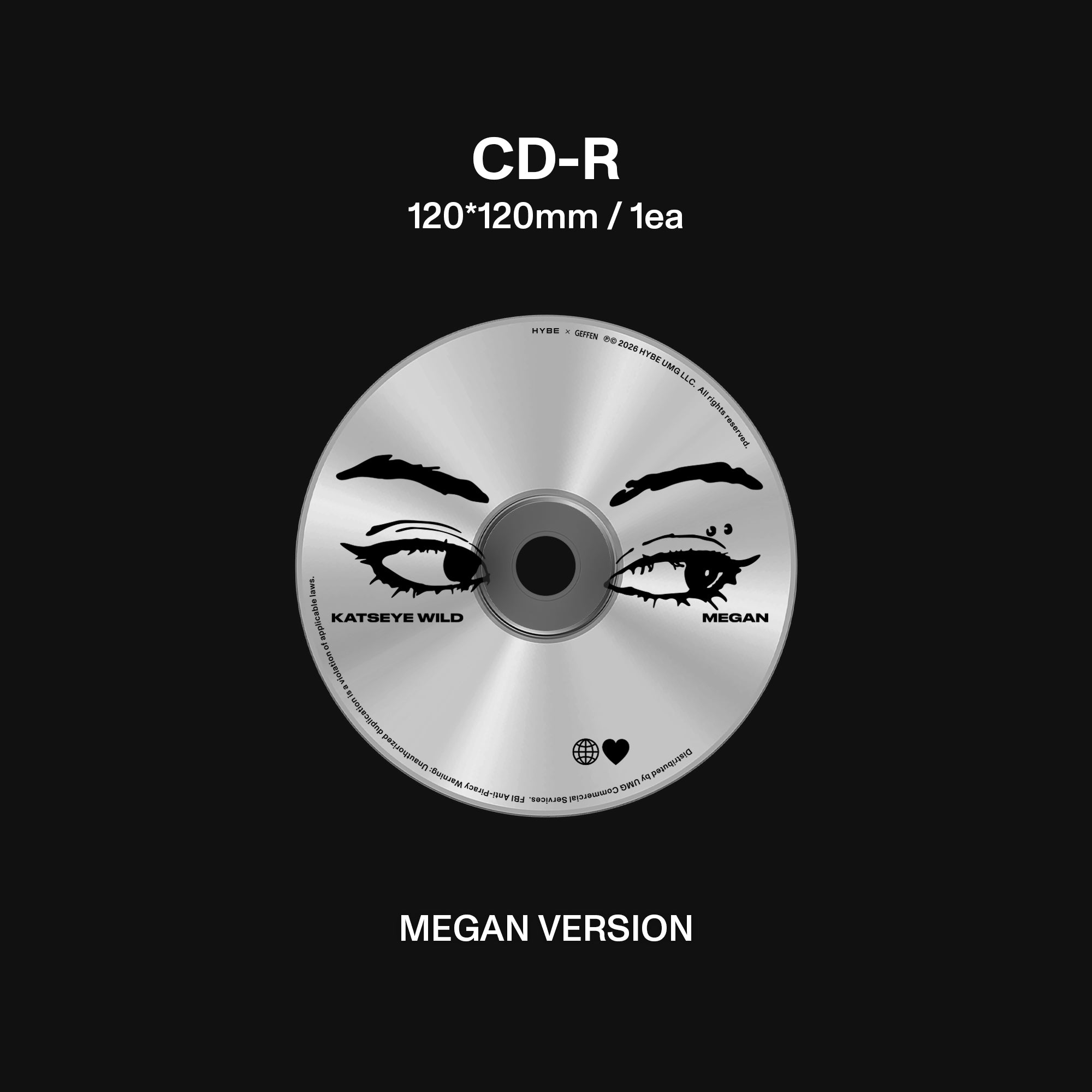 KATSEYE - WILD (Megan ver.) CD