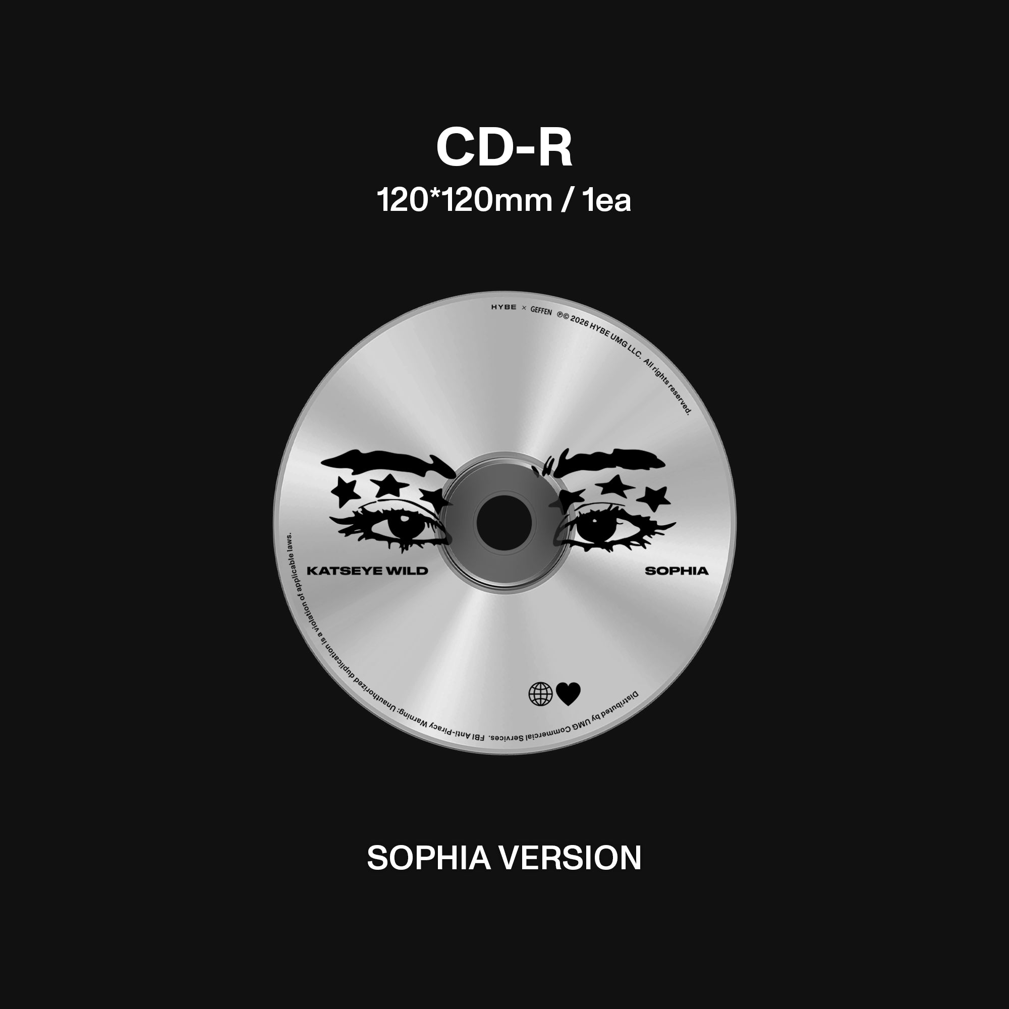 KATSEYE - WILD (Sophia ver.) CD