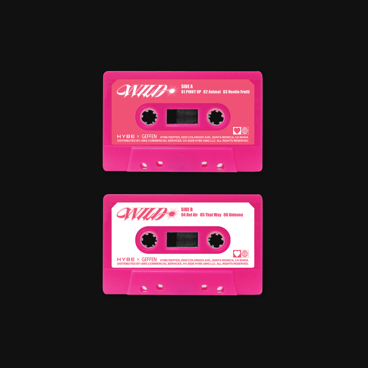 WILD (Wild Heart ver. UK Exclusive Cassette) + Signed Art Card