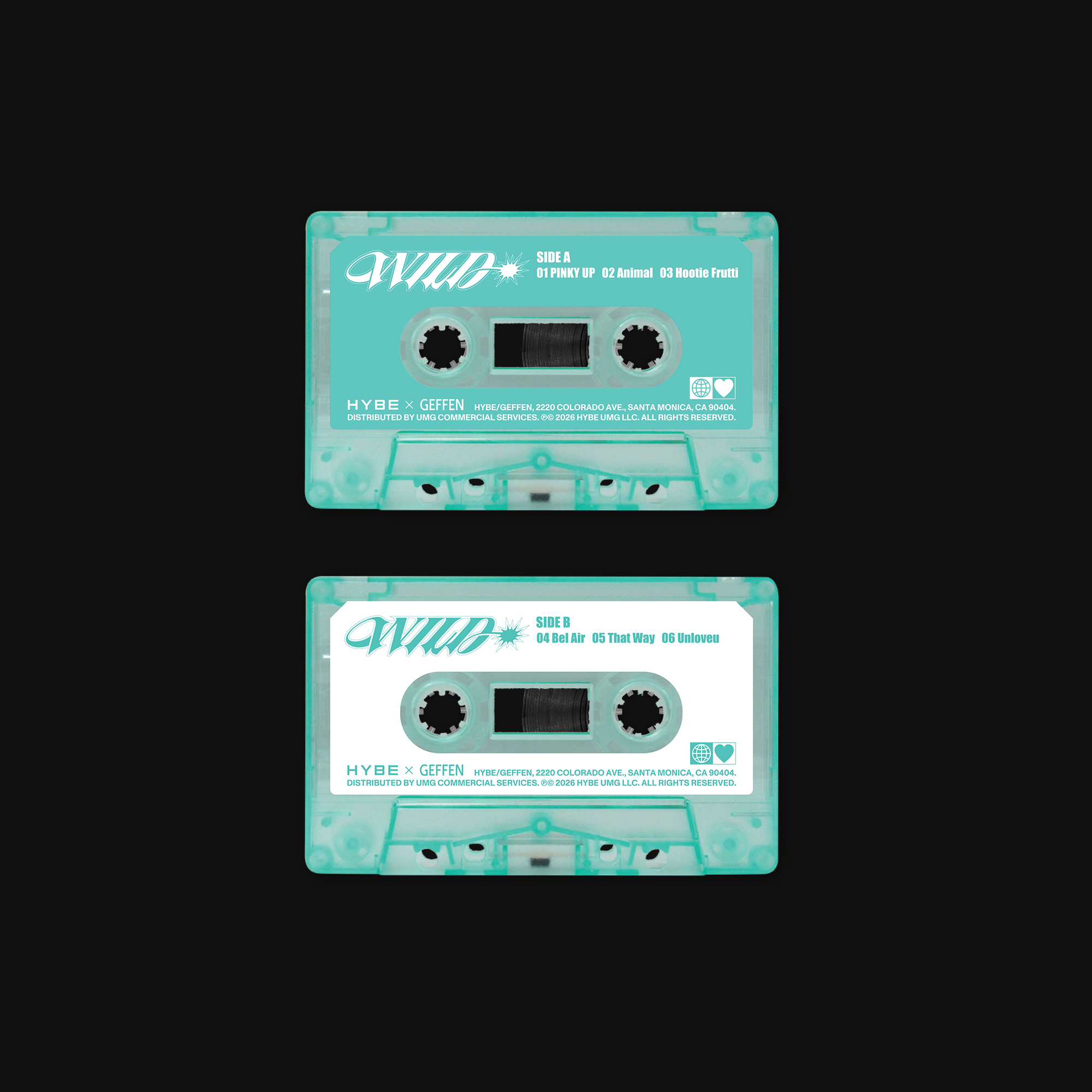 WILD (Wild World ver. UK Exclusive Cassette) + Signed Art Card