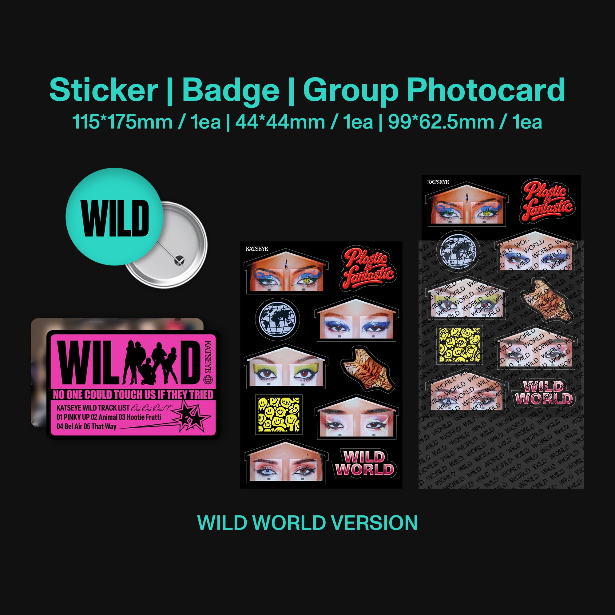 WILD - Wild world ver. CD BOXSET + Signed Art Card