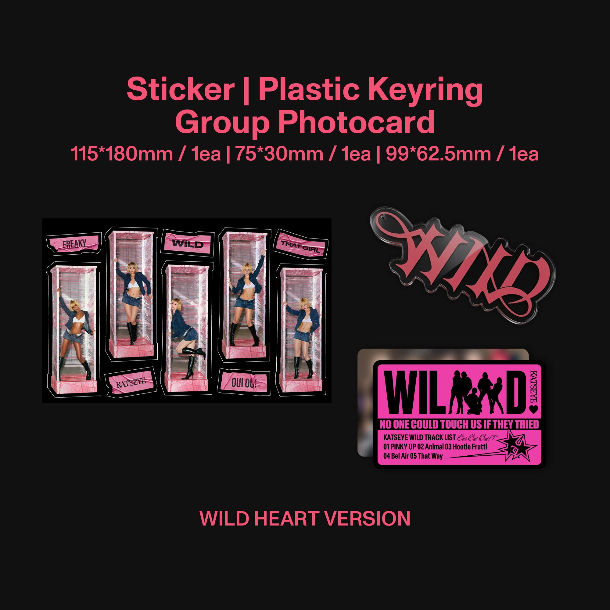 KATSEYE - WILD - Wild heart ver. CD