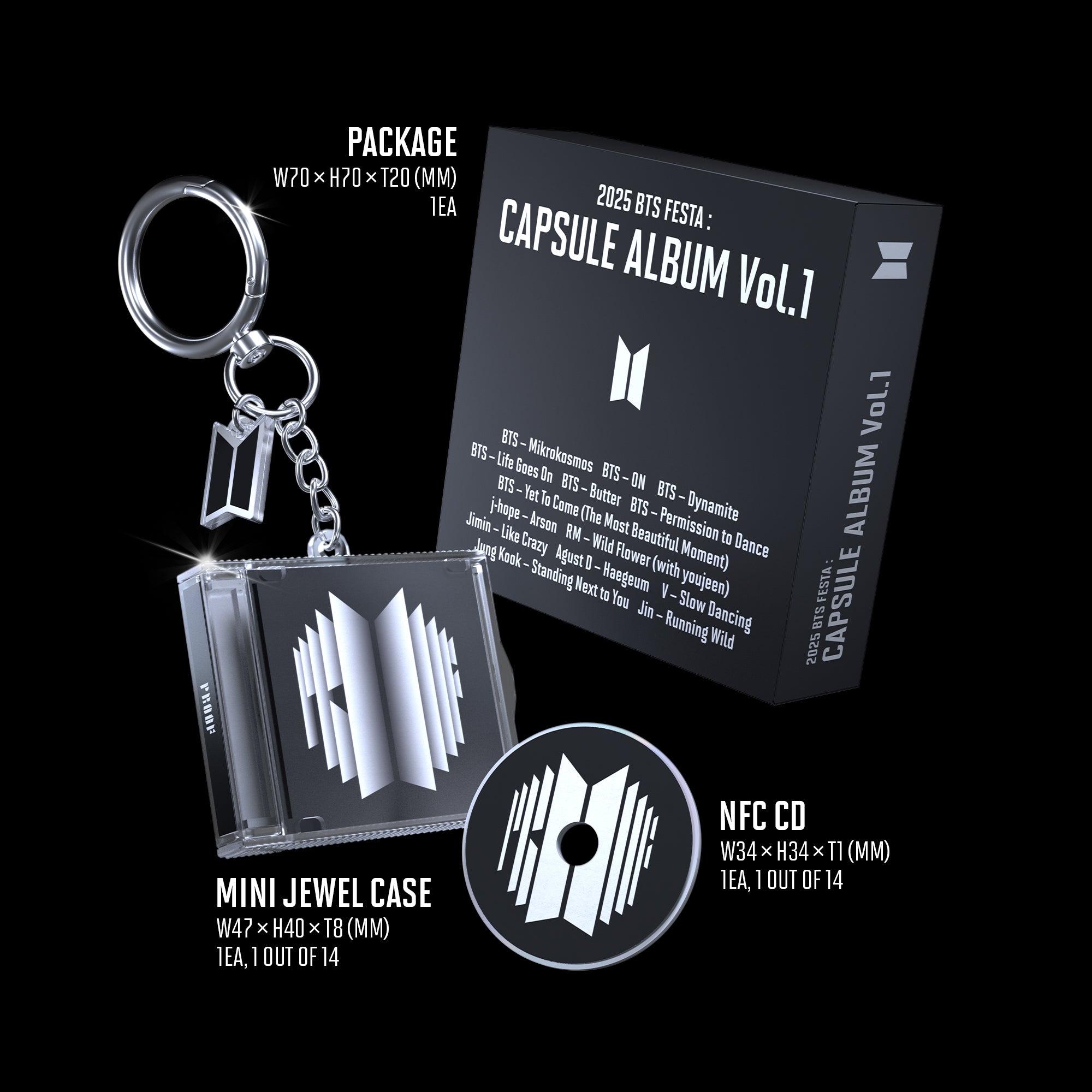 BTS 2025FESTA CAPSULE ALBUM ジョングクGOLDEN BTS Jungkook Capsule Album Golden bts capsule album jungkook