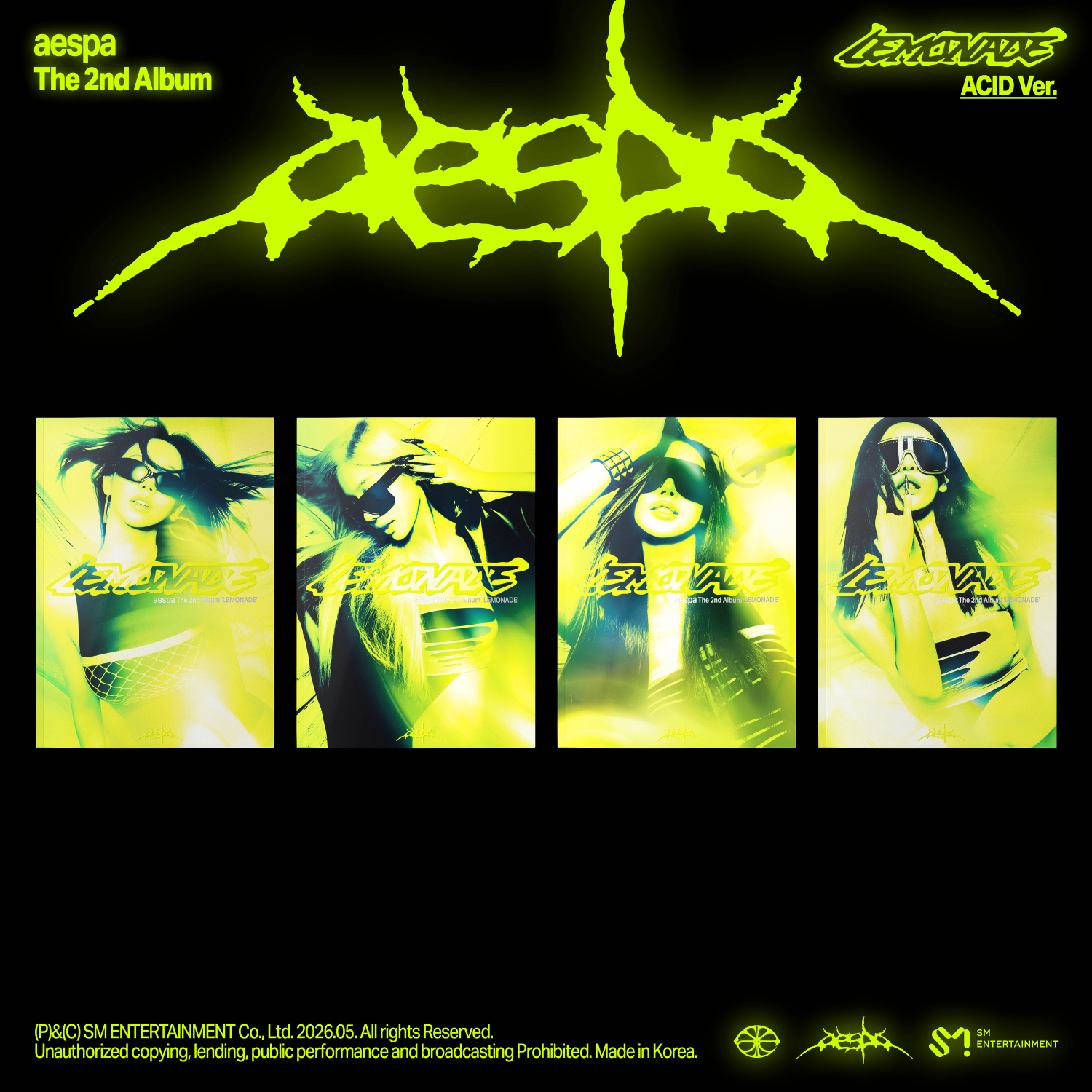aespa - The 2nd Album 'LEMONADE' (ACID Ver.)