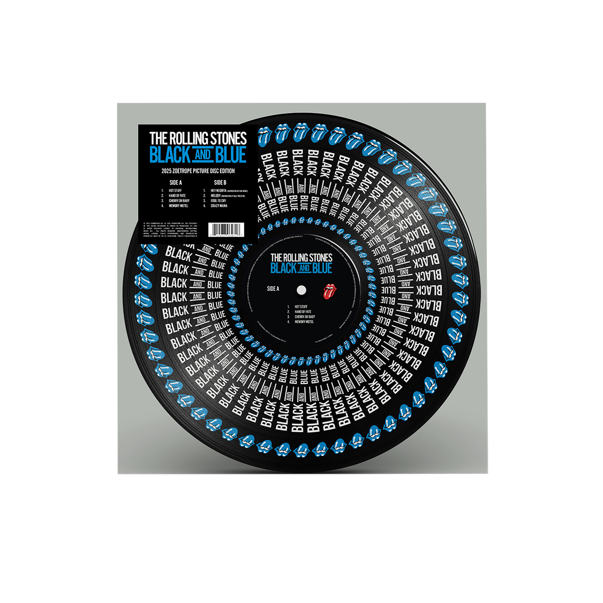 The Rolling Stones - Black And Blue: Exclusive Zoetrope Vinyl LP