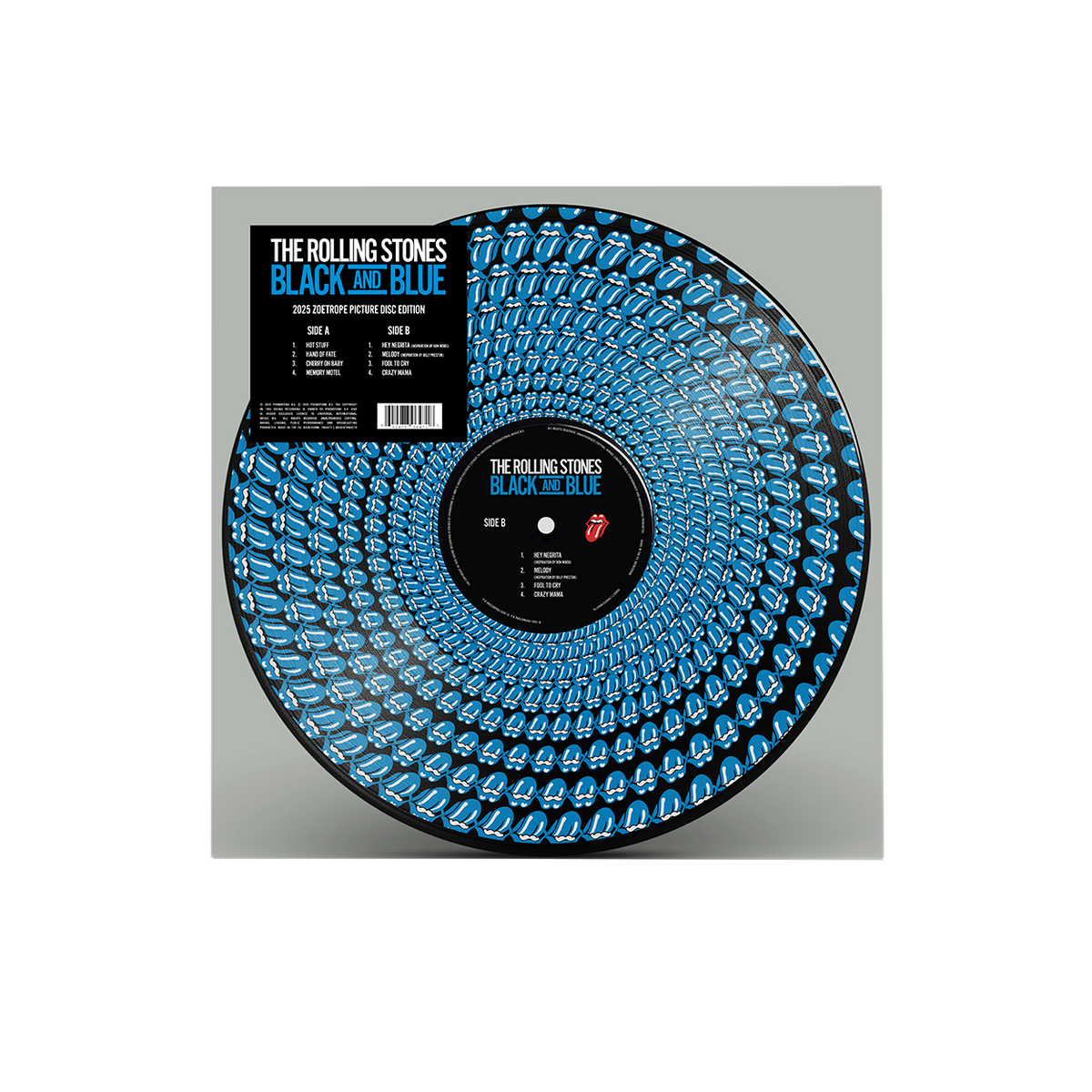 The Rolling Stones - Black And Blue: Exclusive Zoetrope Vinyl LP