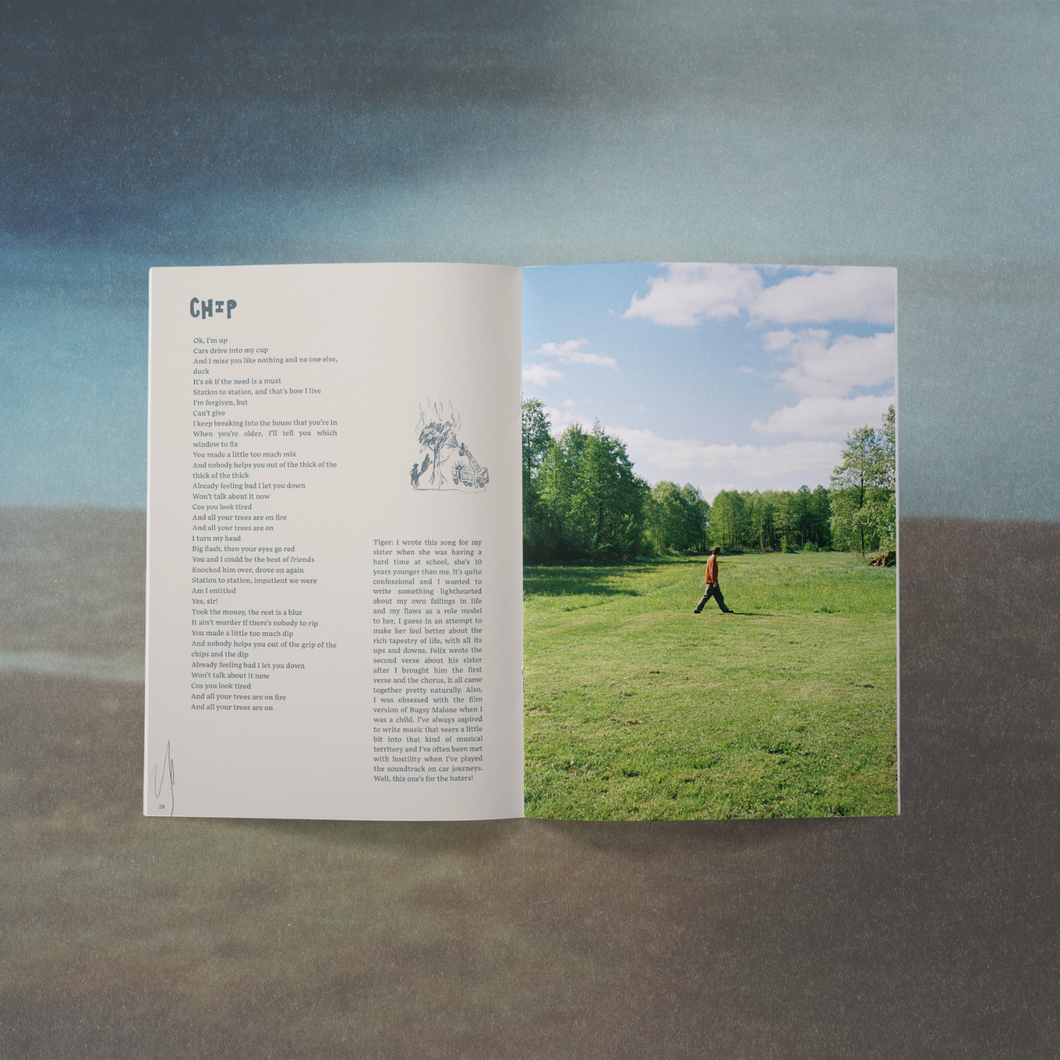 Divorce - Drive to Goldenhammer (Deluxe Edition) Lyric Book