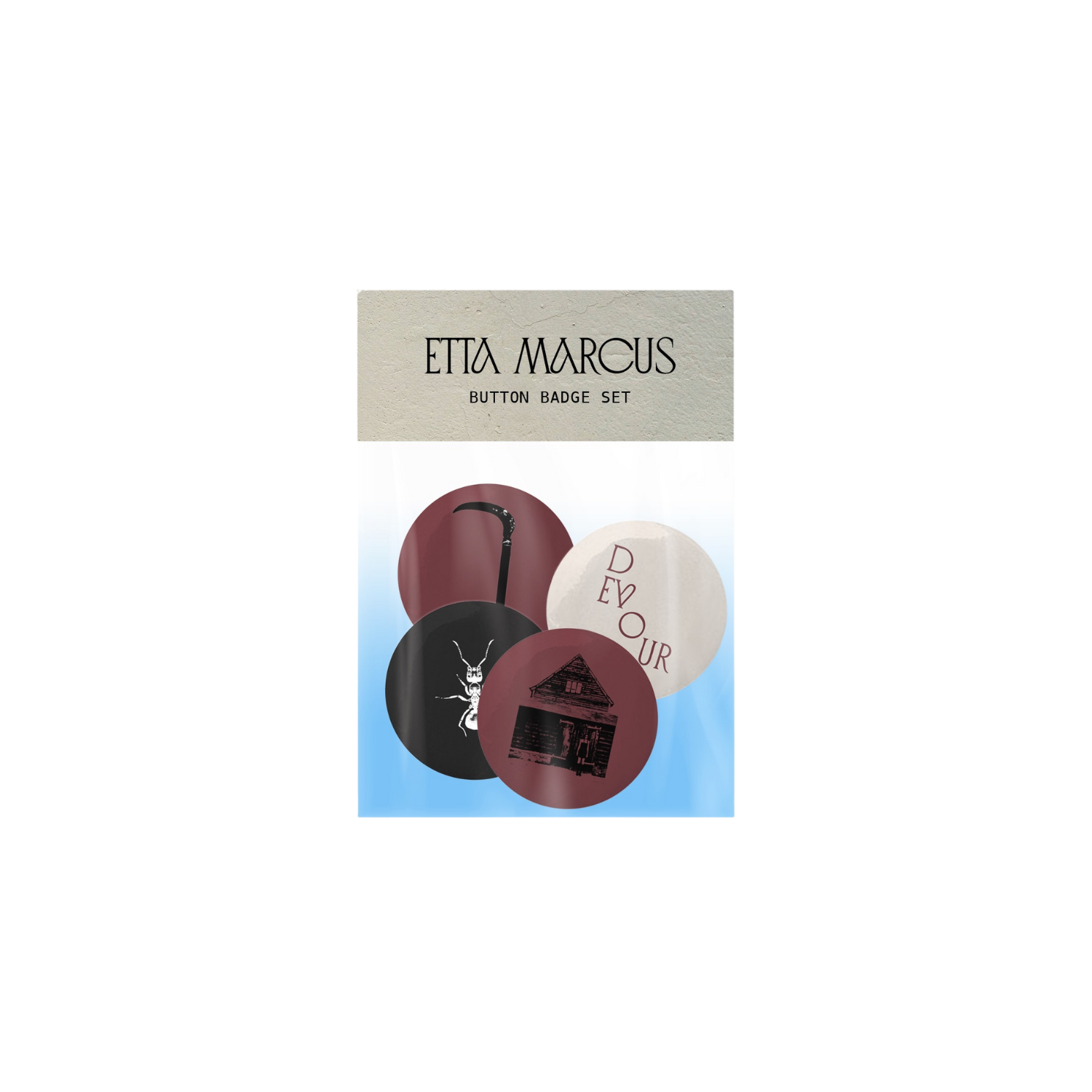 Etta Marcus - Button Badge Set