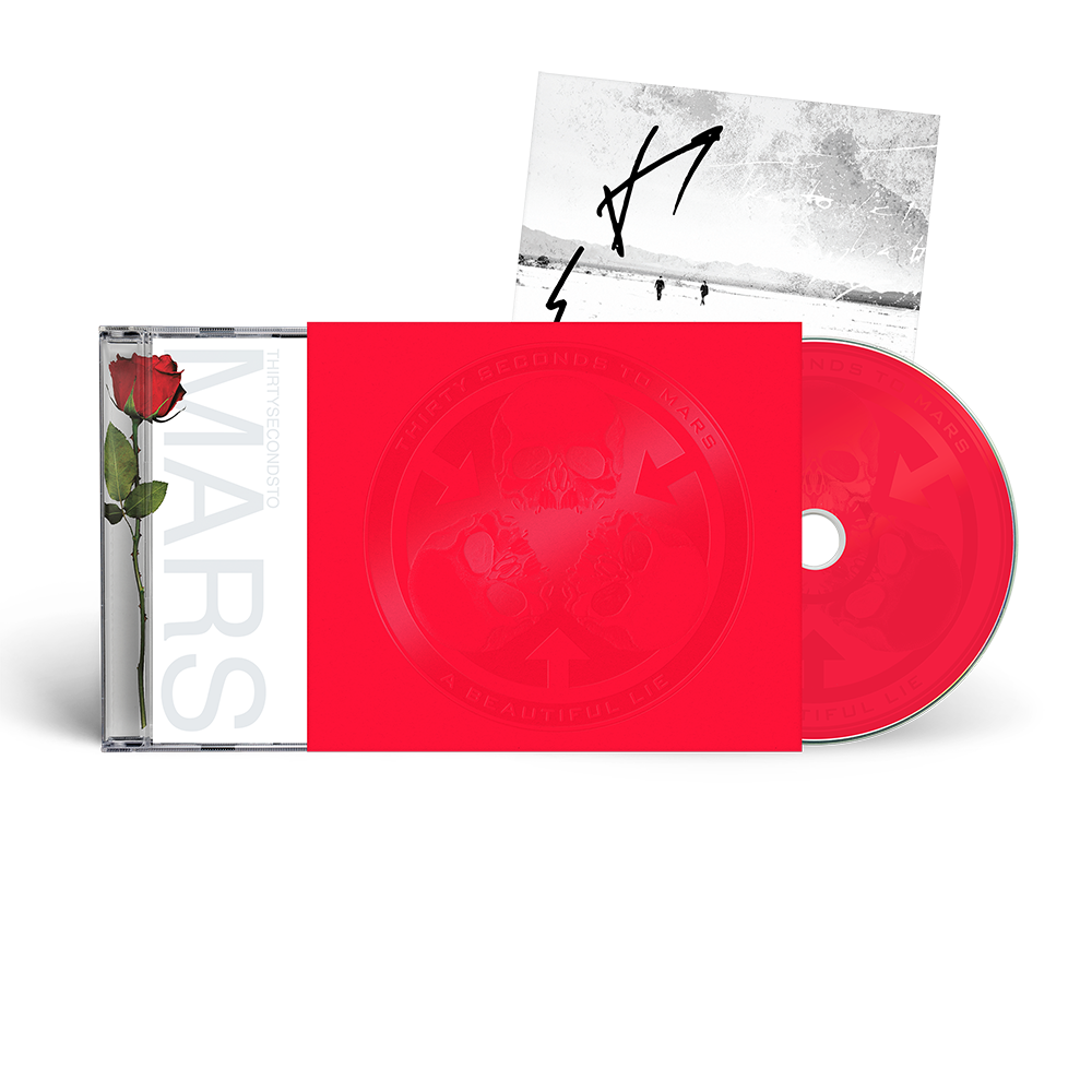 Thirty Seconds to Mars - A Beautiful Lie (20 Year Anniversary Edition) CD + Signed CD Art Card