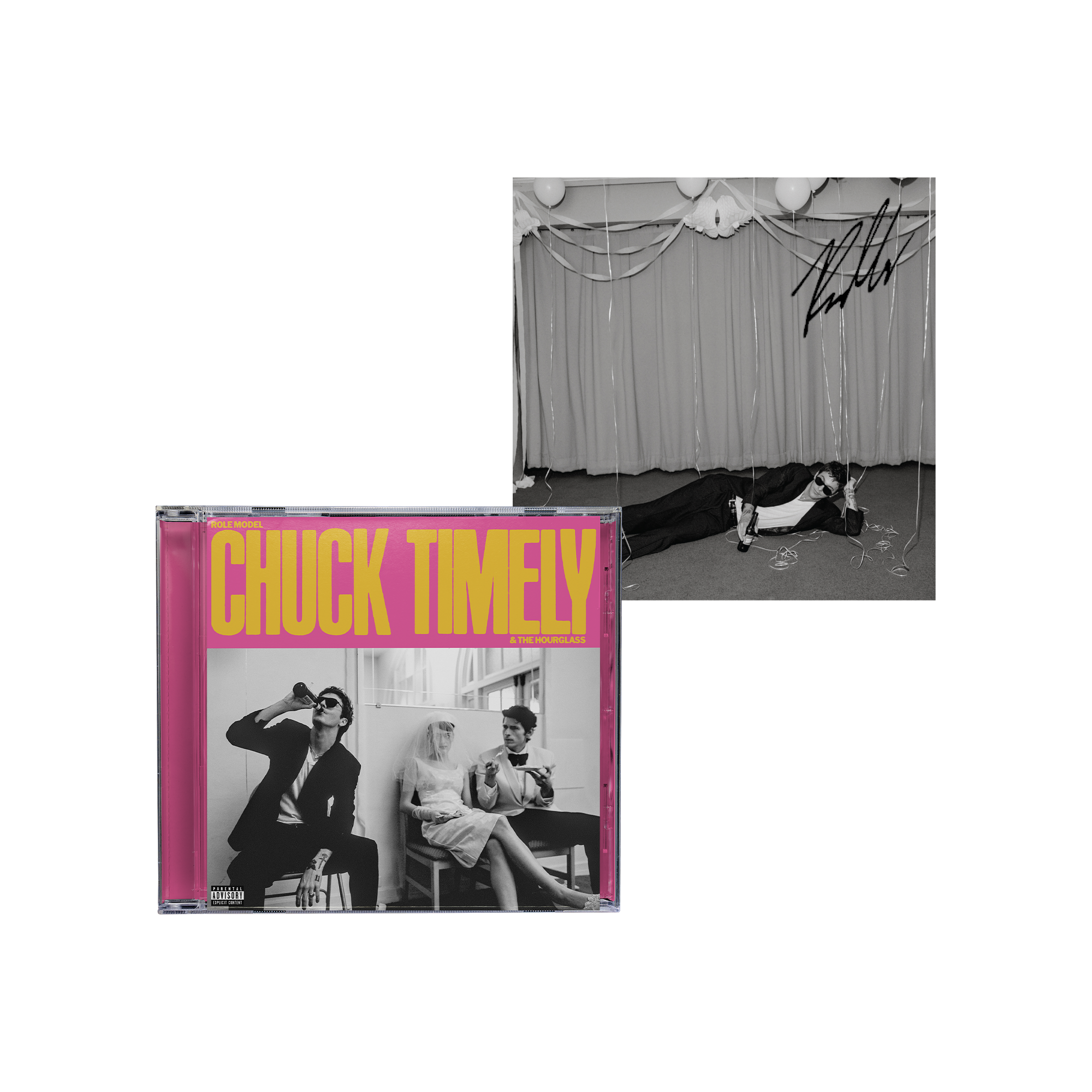 Chuck Timely & The Hourglass CD + Signed Art Card