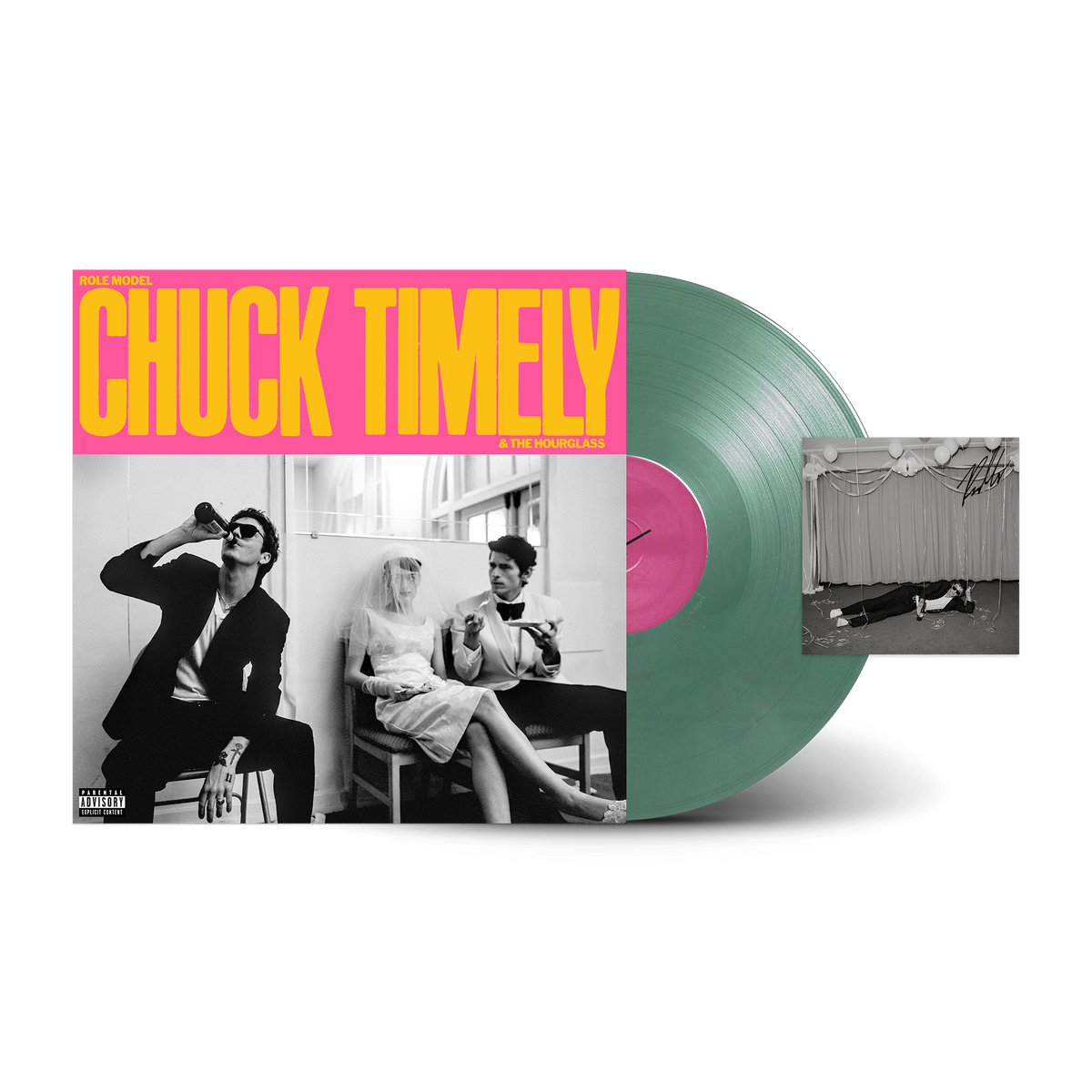 Chuck Timely & The Hourglass Store Exclusive Pistachio Vinyl + Signed Art Card