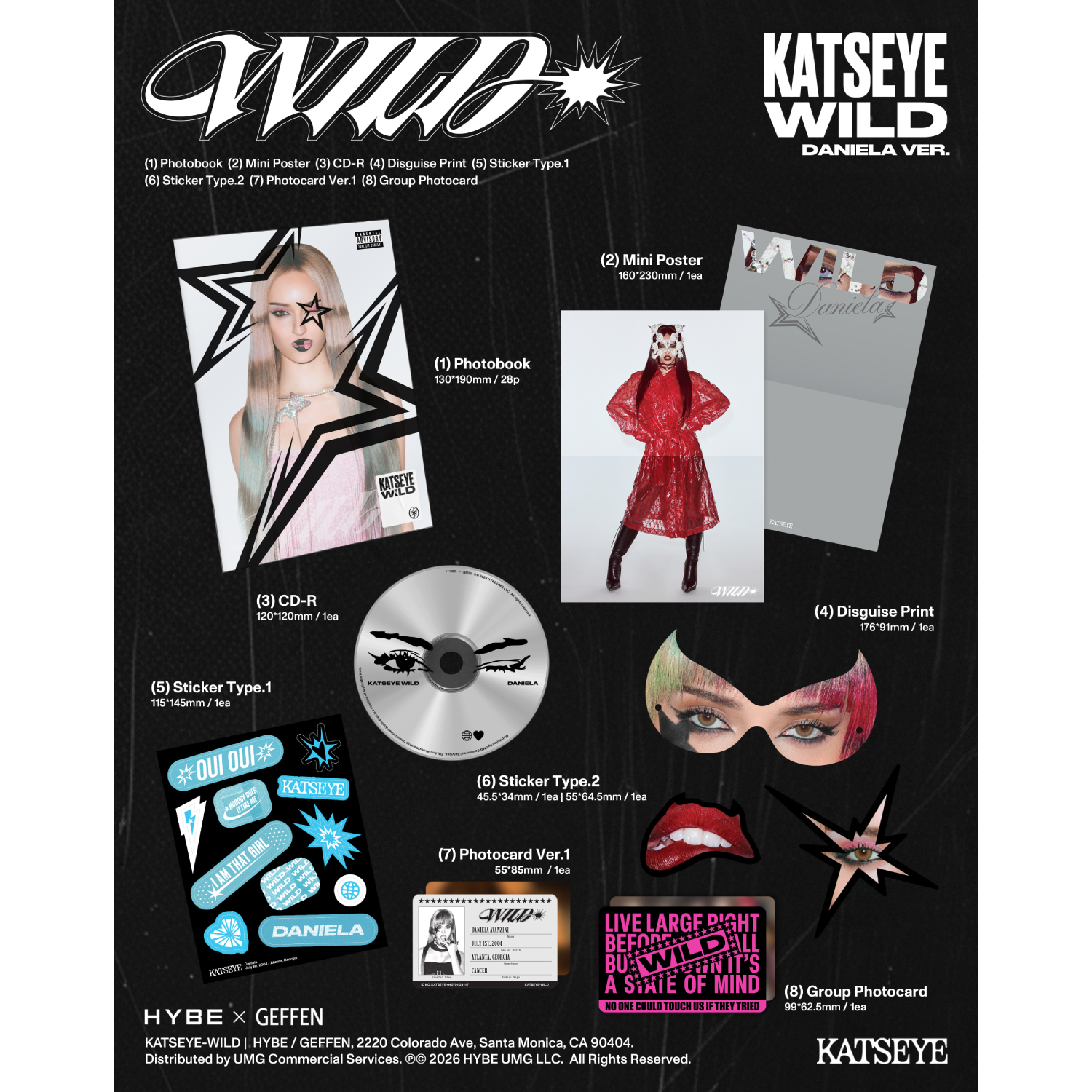 KATSEYE - WILD (Daniela ver.) CD