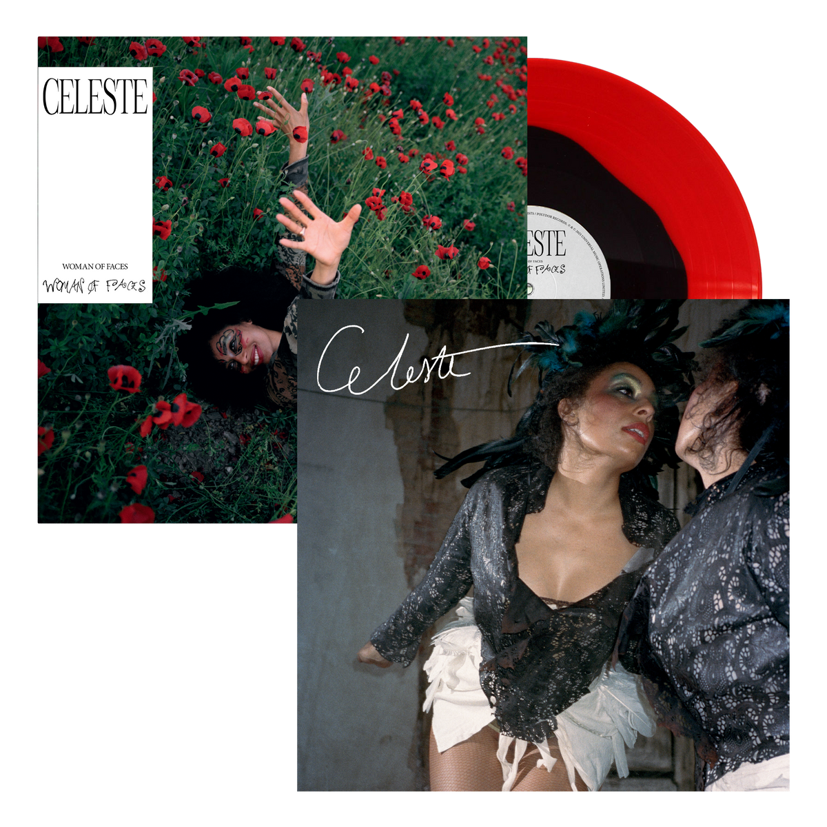 Woman Of Faces (Deluxe) - Store Exclusive Alt Art Vinyl, 7" + Signed Print