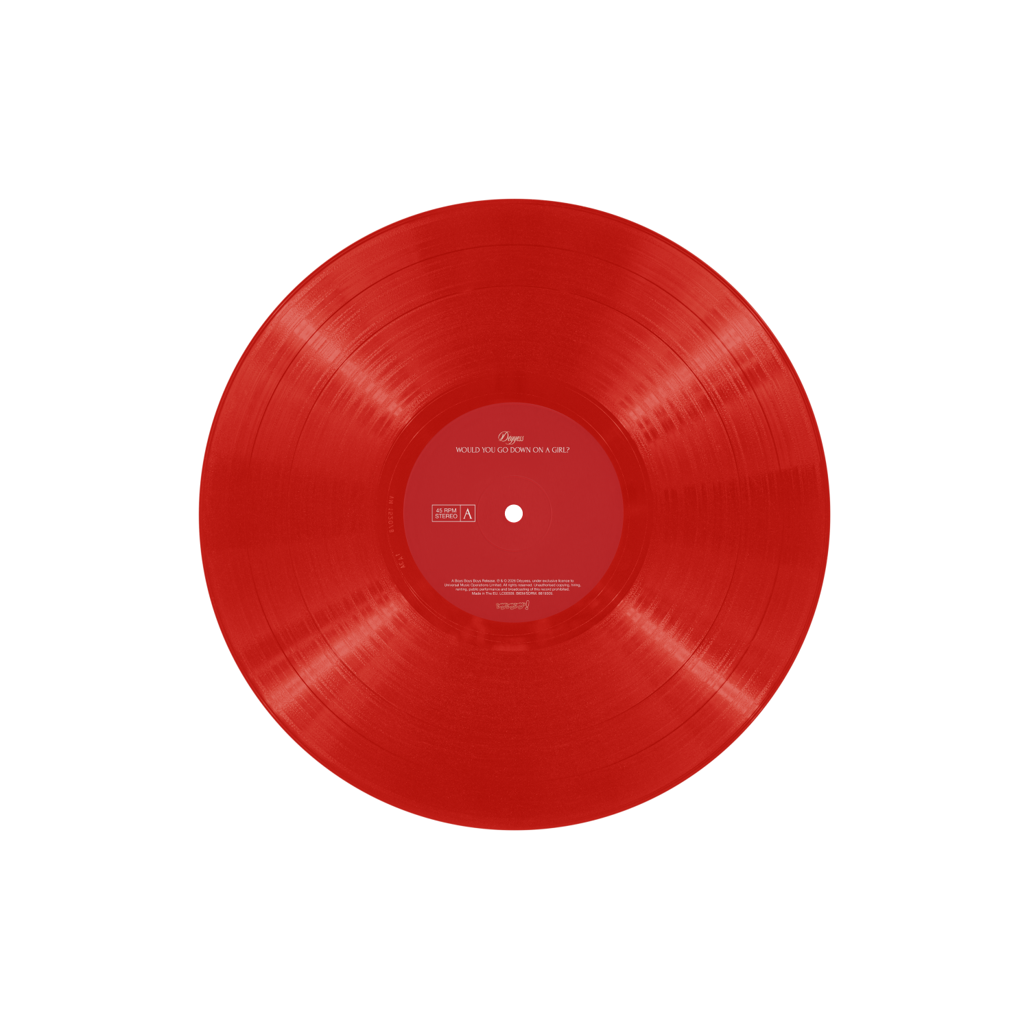 Déyyess - Would You Go Down On A Girl? 12" EP