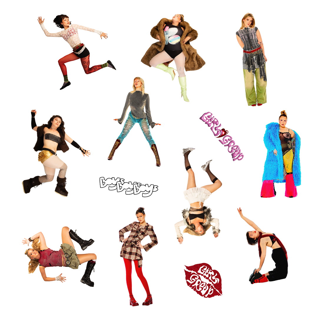 Girl Group - Think They're Looking, Let's Perform / Little Sticky Pictures - 12" EP