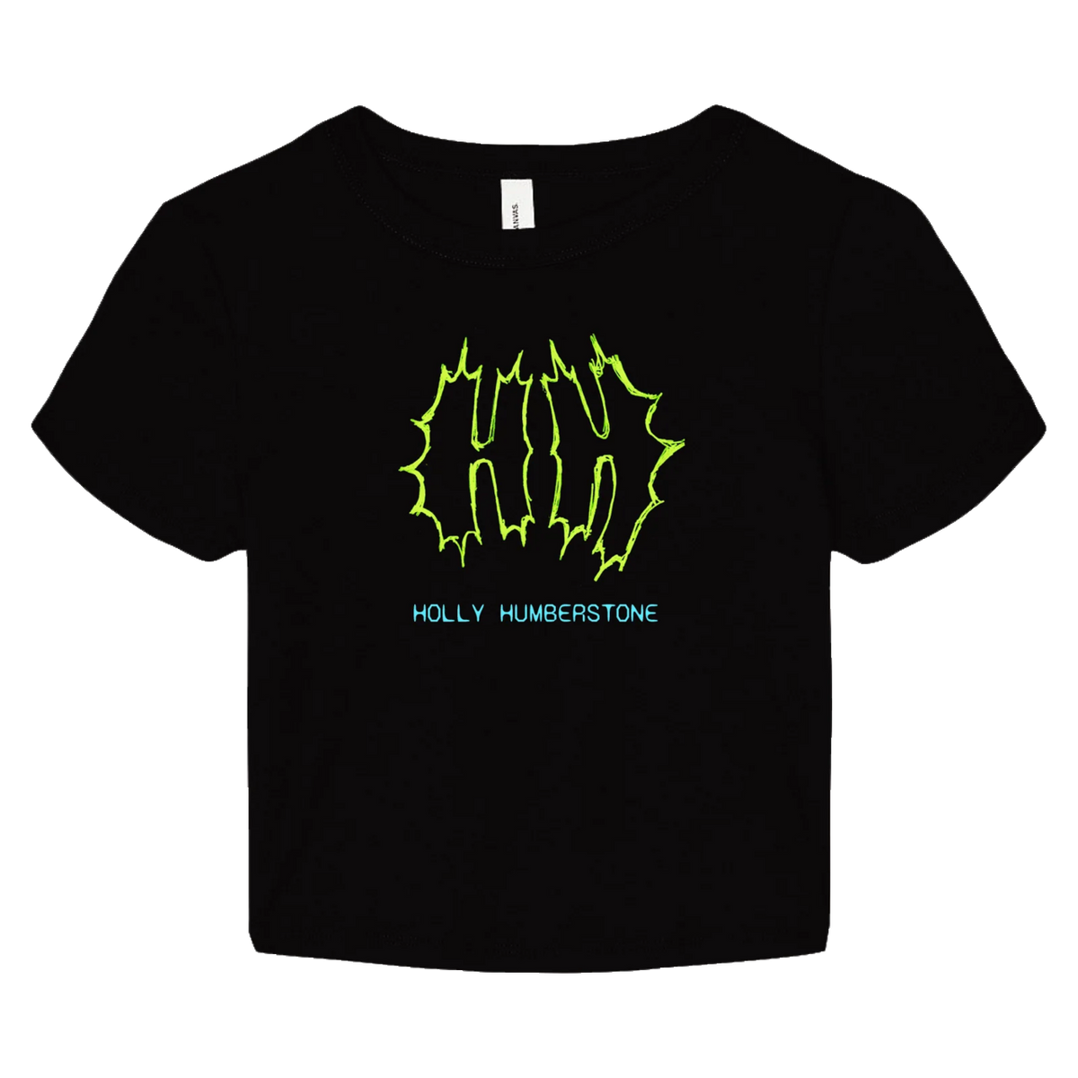 Holly Humberstone - Holly Humberstone Logo Black Cropped T-Shirt