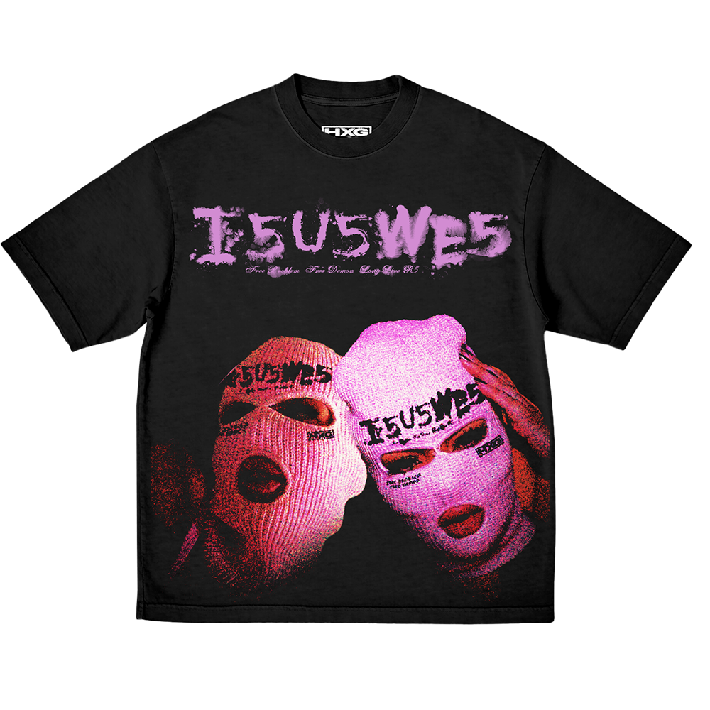 homixide gang - HXG I5U5WE5 SKI MASK T-SHIRT