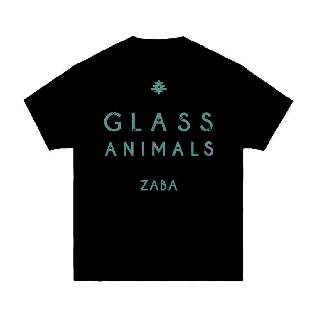 Glass Animals Black Zaba T Shirt Polydor Store UK glass-animals-black-zaba-t-shirt-polydor-store-uk