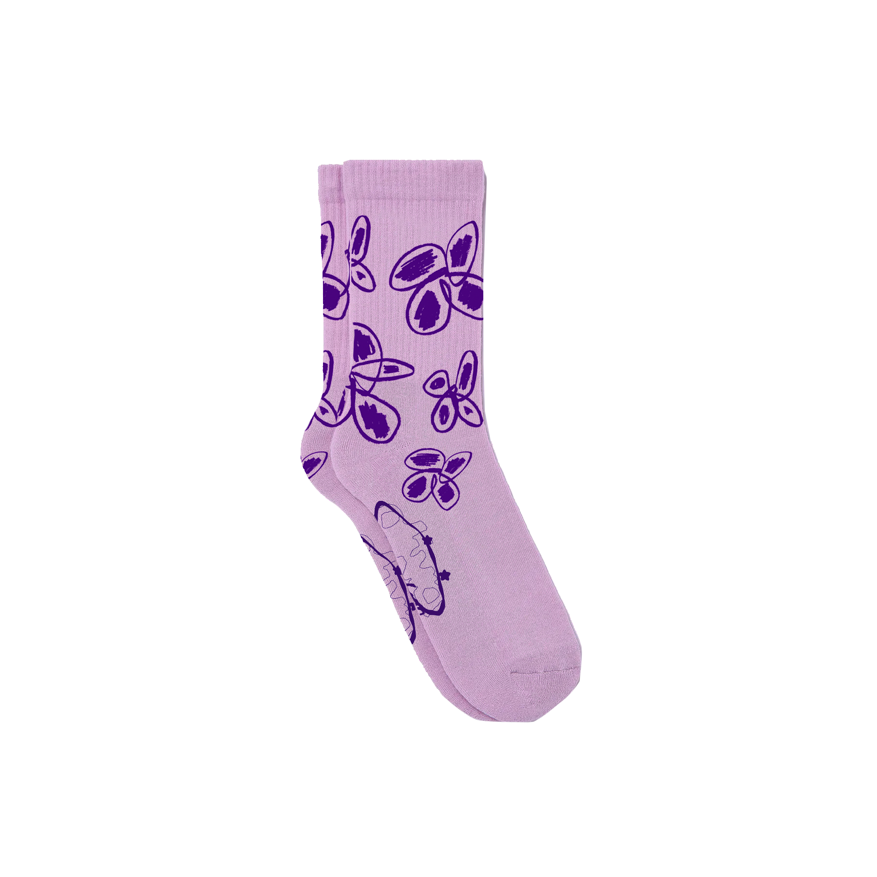 Olivia Dean - Purple Messy Socks
