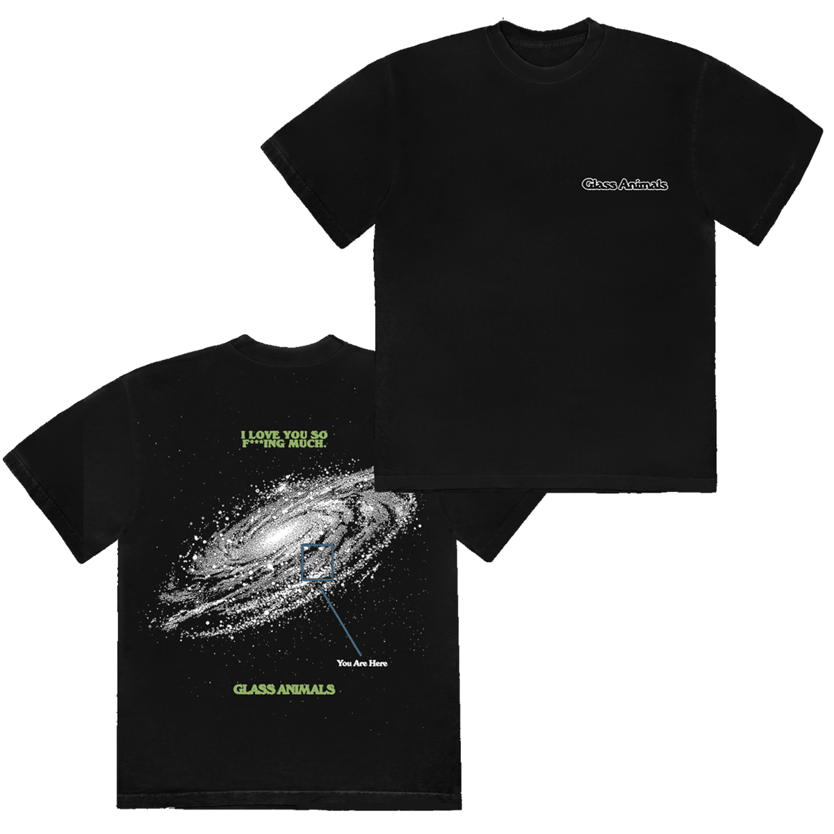 Glass Animals - You Are Here T-Shirt in Black