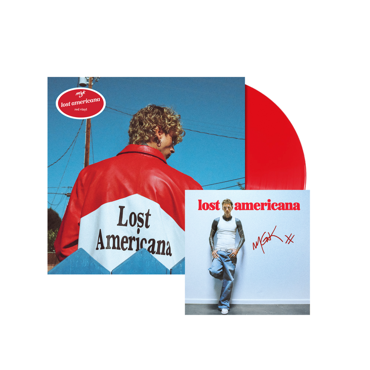 Lost Americana - Opaque Brick Red Vinyl + Signed Art Card