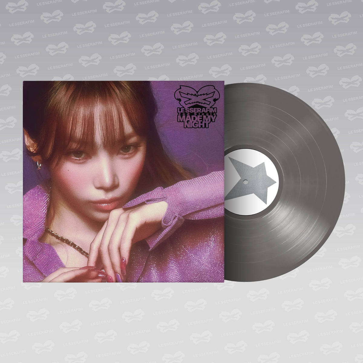 LE SSERAFIM - MADE MY NIGHT (CHIC SILVER VER): Vinyl LP