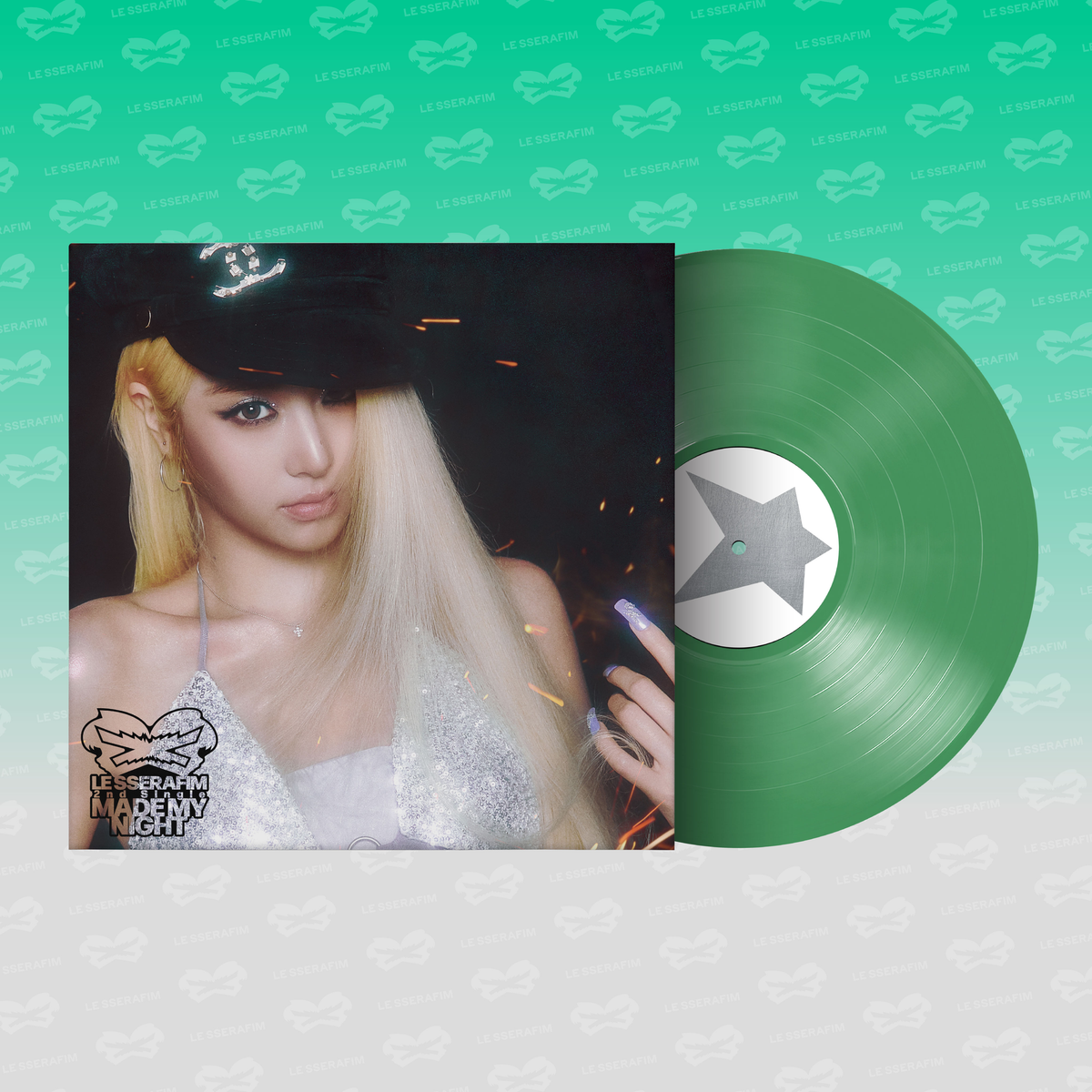 LE SSERAFIM - MADE MY NIGHT (SPRING GREEN VER): Vinyl LP