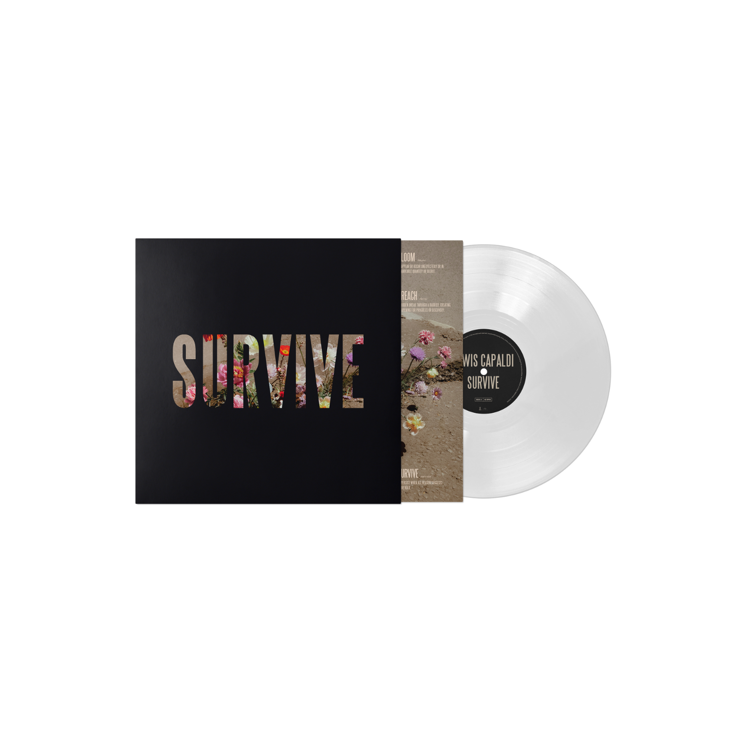 Lewis Capaldi - Survive EP 12" Clear Vinyl
