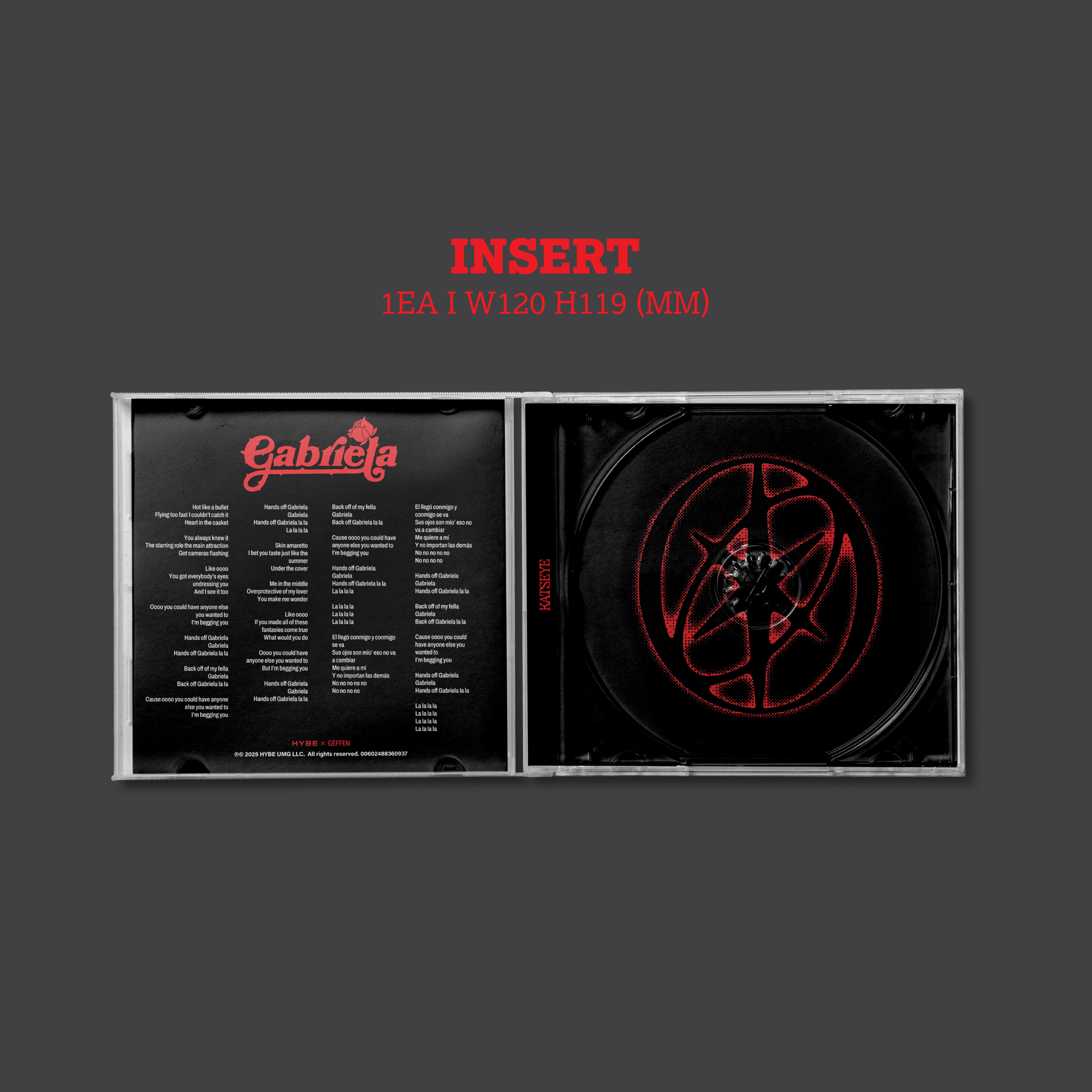 KATSEYE - Gabriela CD Single