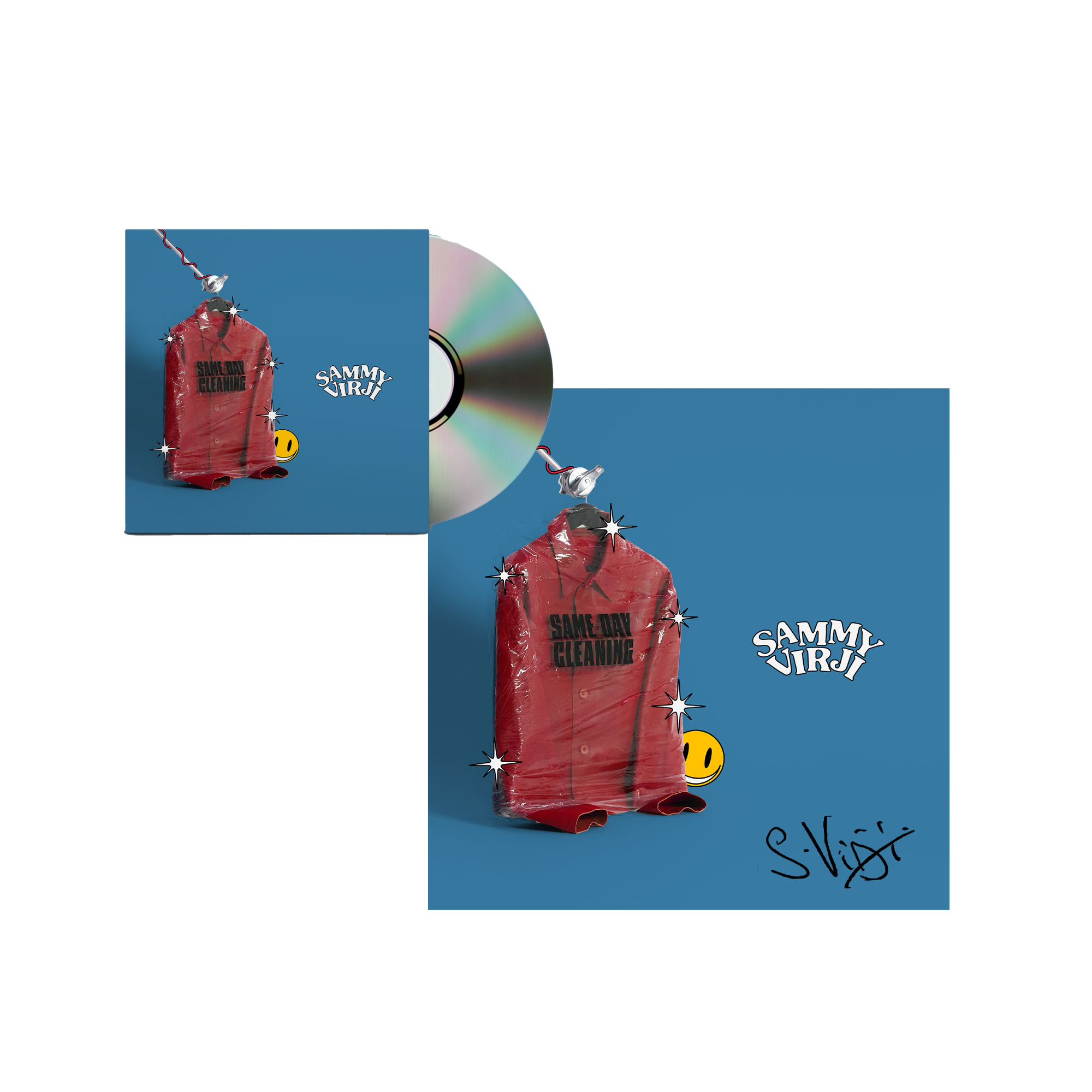 Same Day Cleaning CD + Signed Art Card