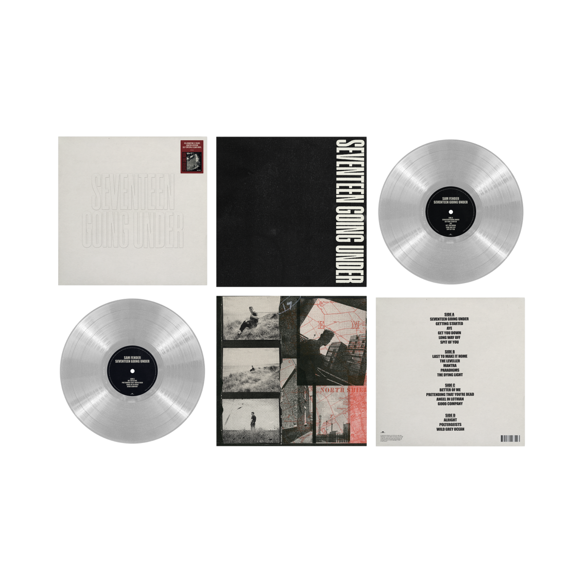 Sam Fender - Seventeen Going Under - 5th Anniversary Edition 2LP Crystal Clear Vinyl