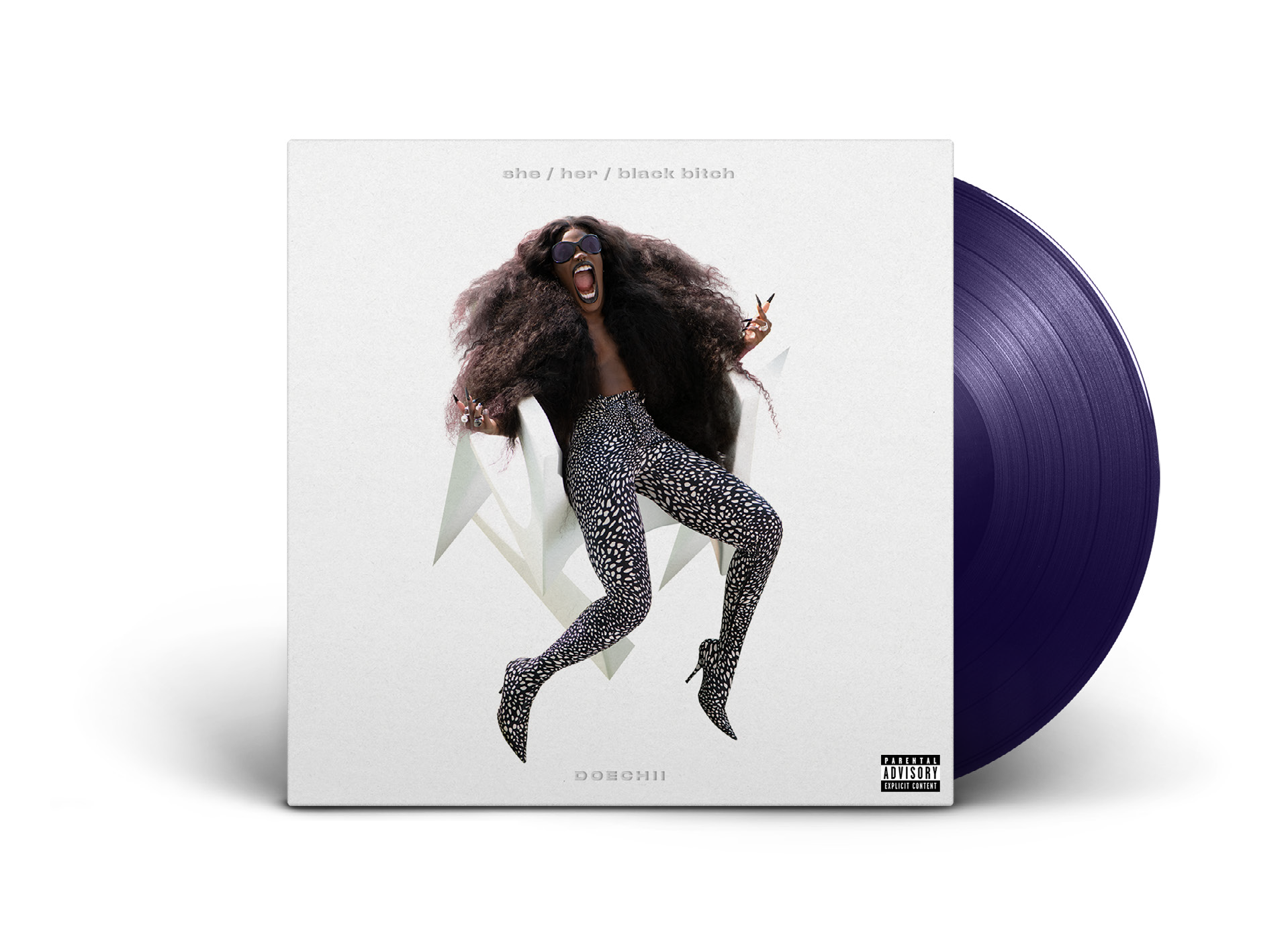 Doechii - she / her / black bitch Midnight Indigo 12" Vinyl