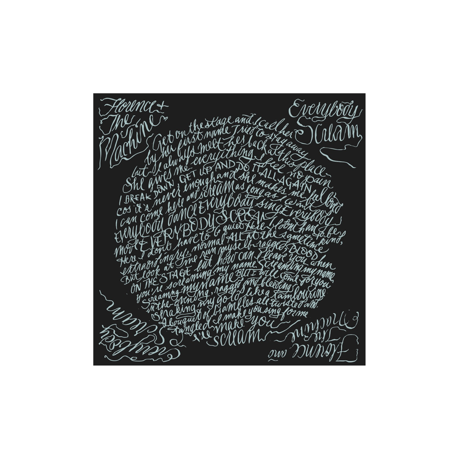 Florence + The Machine - Everybody Scream Lyric Scarf