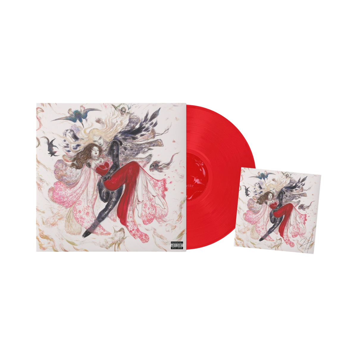 PIROUETTE - Red Vinyl + Signed Art Card