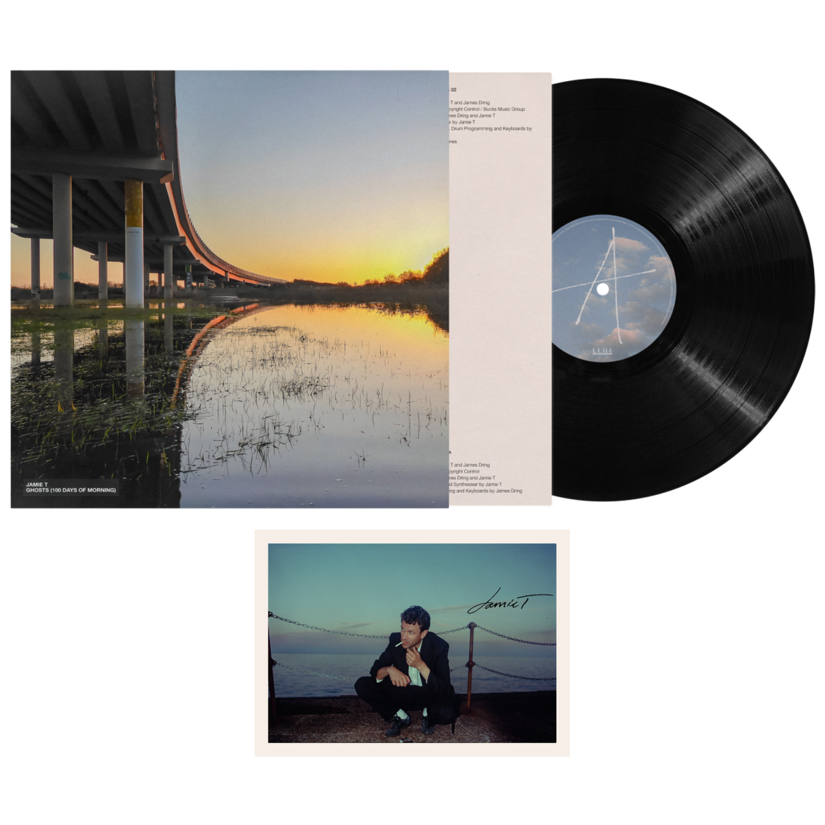 Ghosts (100 Days of Morning) LP & Signed Postcard