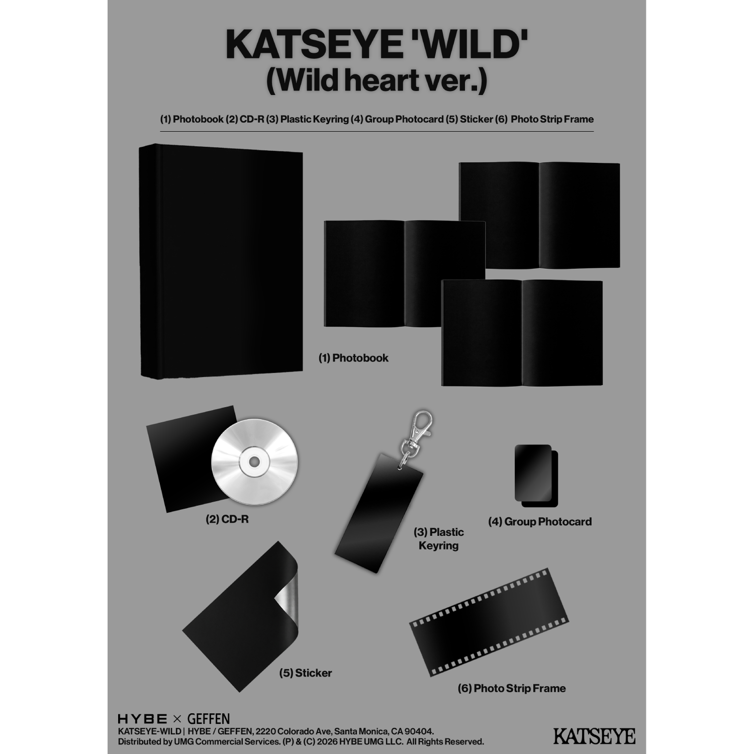 KATSEYE - WILD CD (Wild Heart ver.)